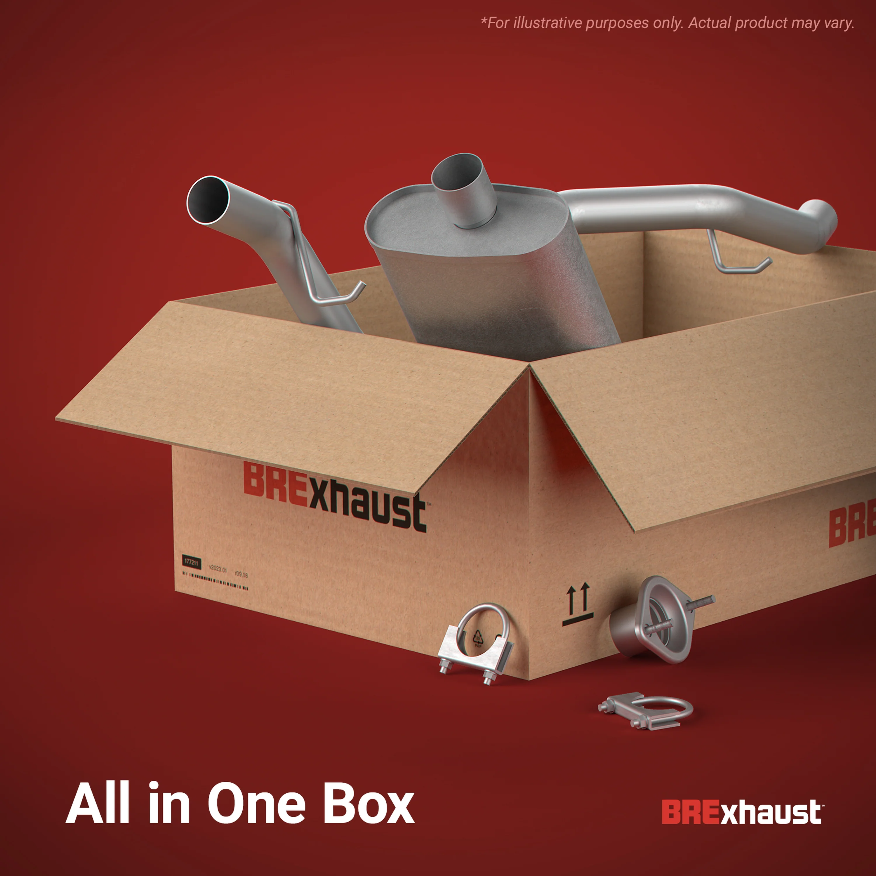 BRExhaust Direct-Fit Exhaust System Kit 106-0278 - Image 6
