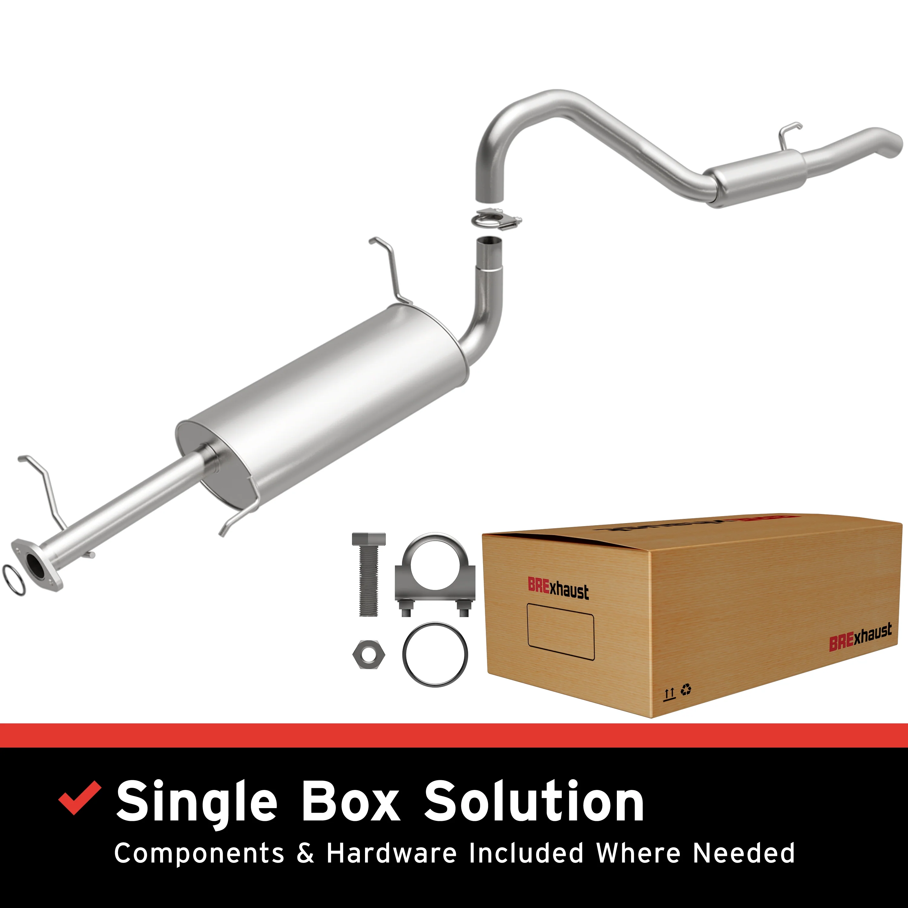 BRExhaust Direct-Fit Exhaust System Kit 106-0394