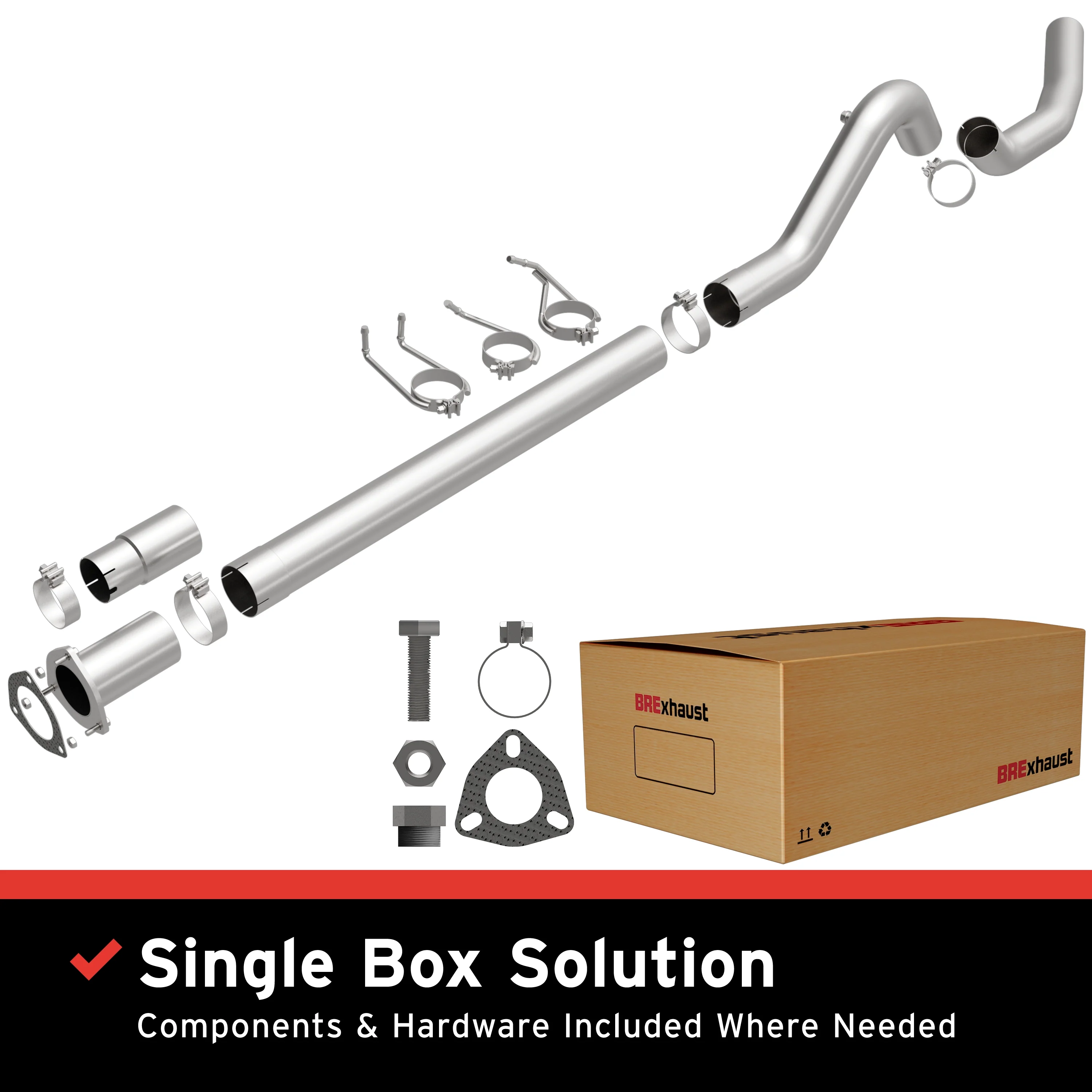 BRExhaust Direct-Fit Exhaust System Kit 106-0748