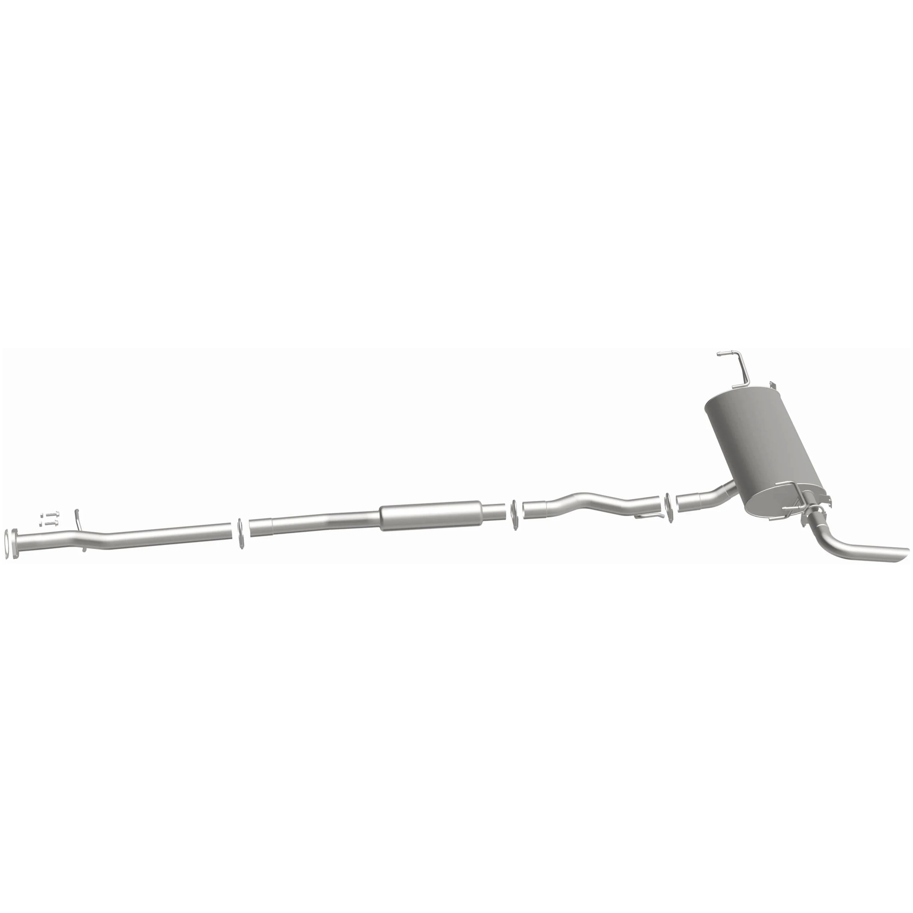 BRExhaust 2014-2020 Nissan Rogue 2.5L Direct-Fit Exhaust System Kit 106-0758 - Image 5
