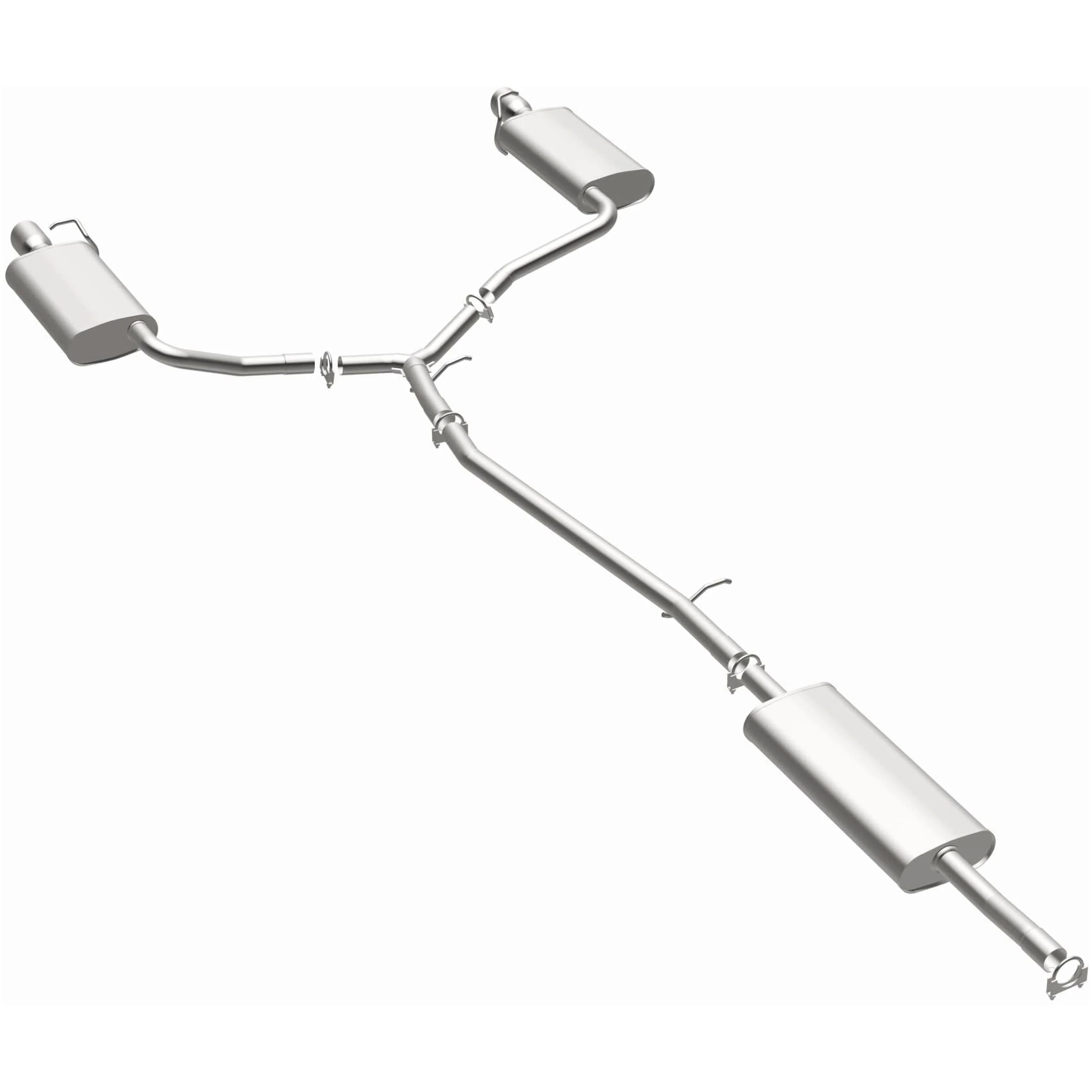 BRExhaust 2013-2019 Ford Flex 3.5L Direct-Fit Exhaust System Kit 106-0931 - Image 2