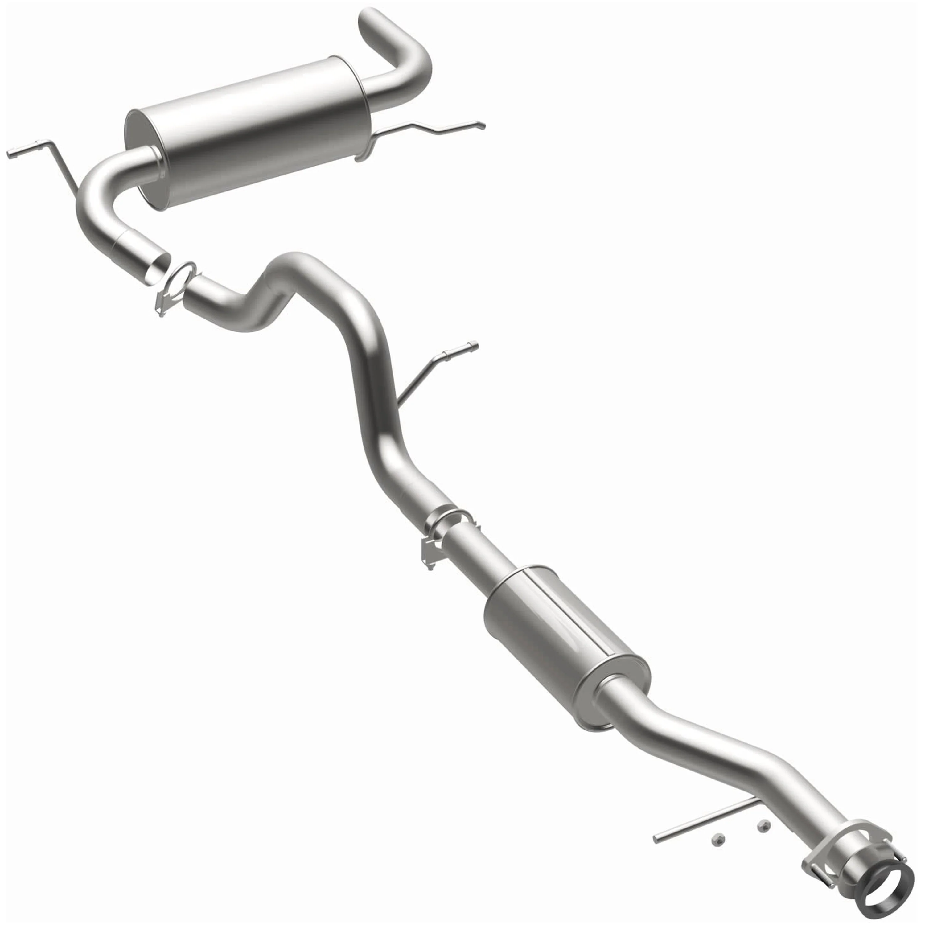 BRExhaust 2008-2010 Hummer H3 3.7L Direct-Fit Exhaust System Kit 106-0936 - Image 2