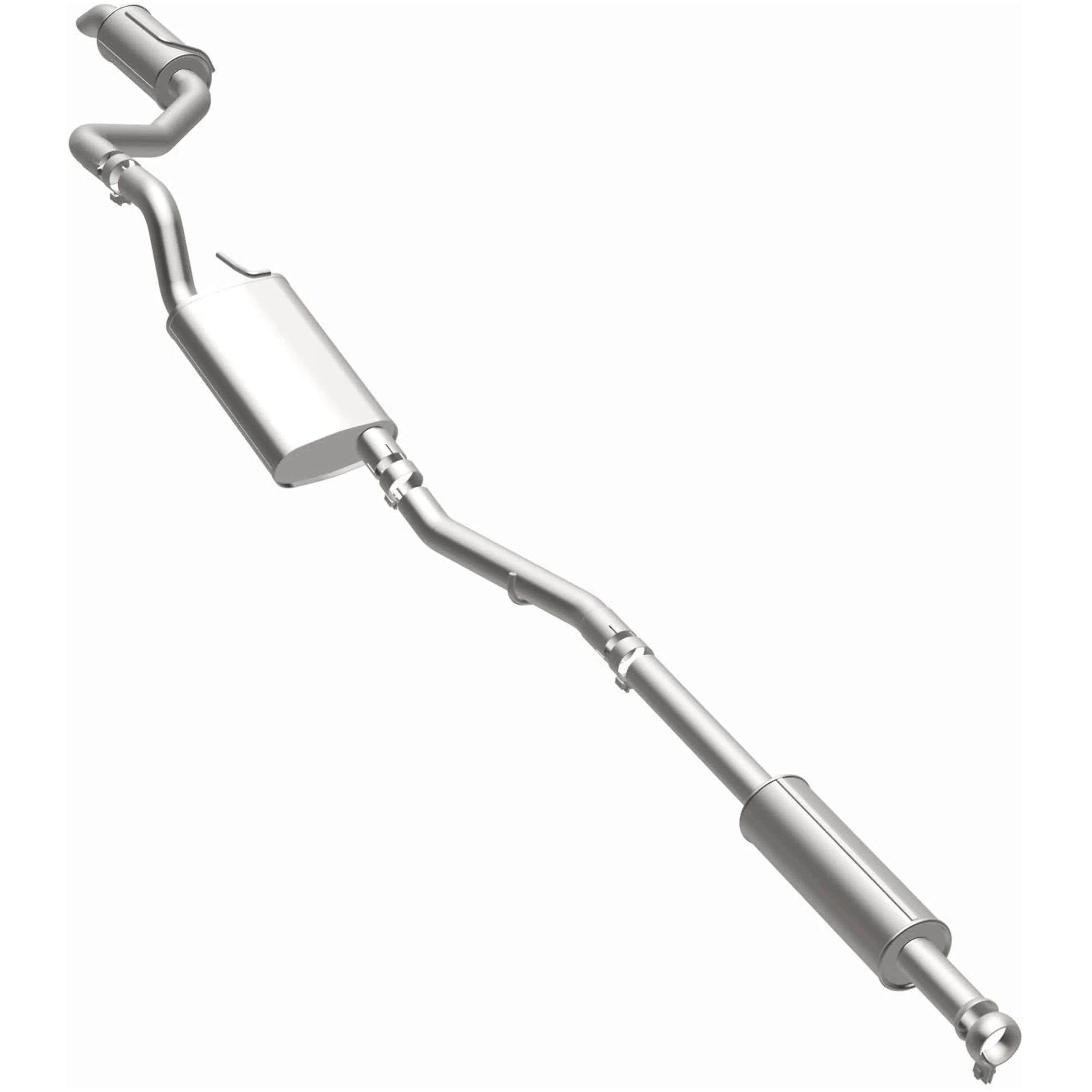 BRExhaust 2020-2021 Jeep Gladiator 3.6L Direct-Fit Exhaust System Kit 106-1085 - Image 2