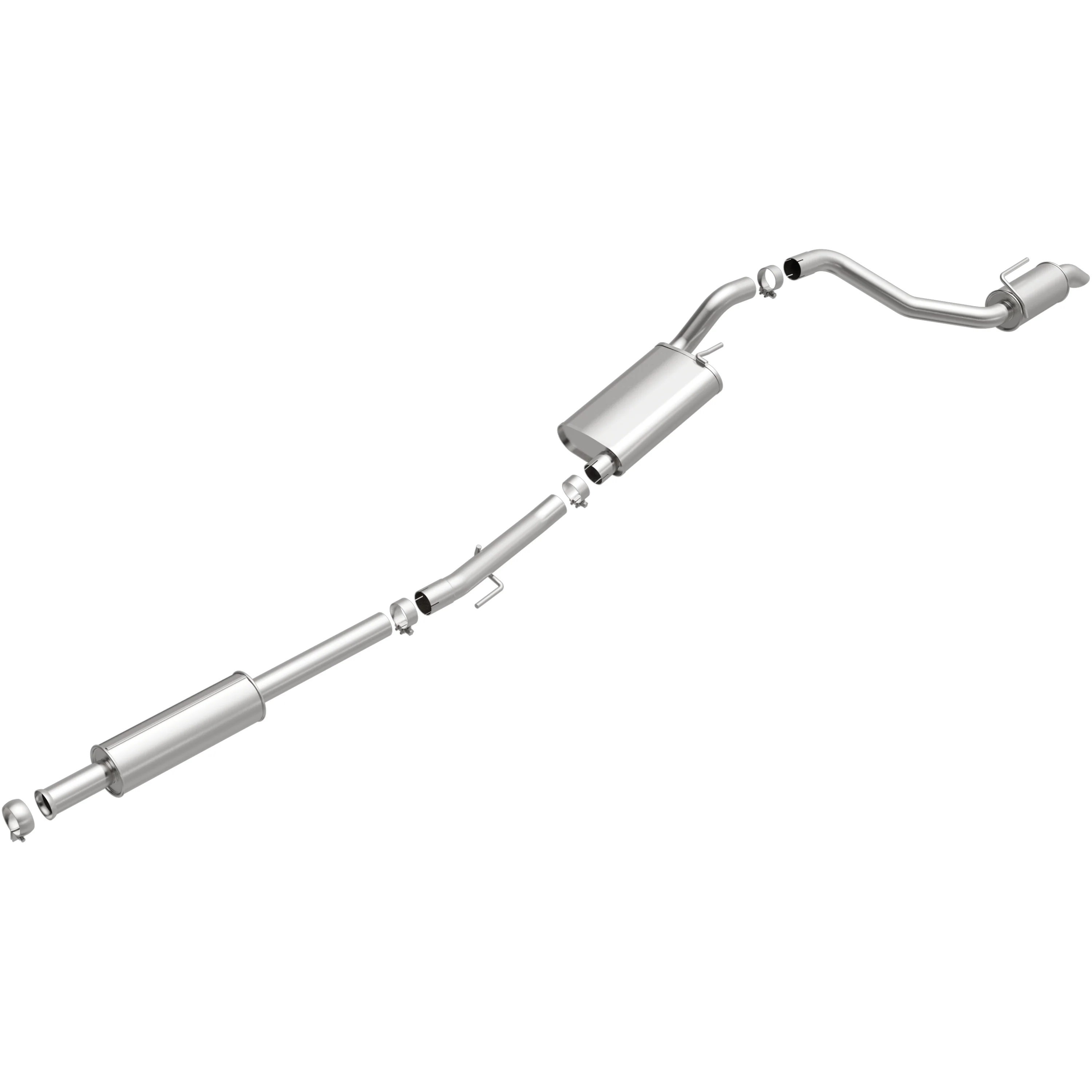 BRExhaust 2020-2021 Jeep Gladiator 3.6L Direct-Fit Exhaust System Kit 106-1085 - Image 4