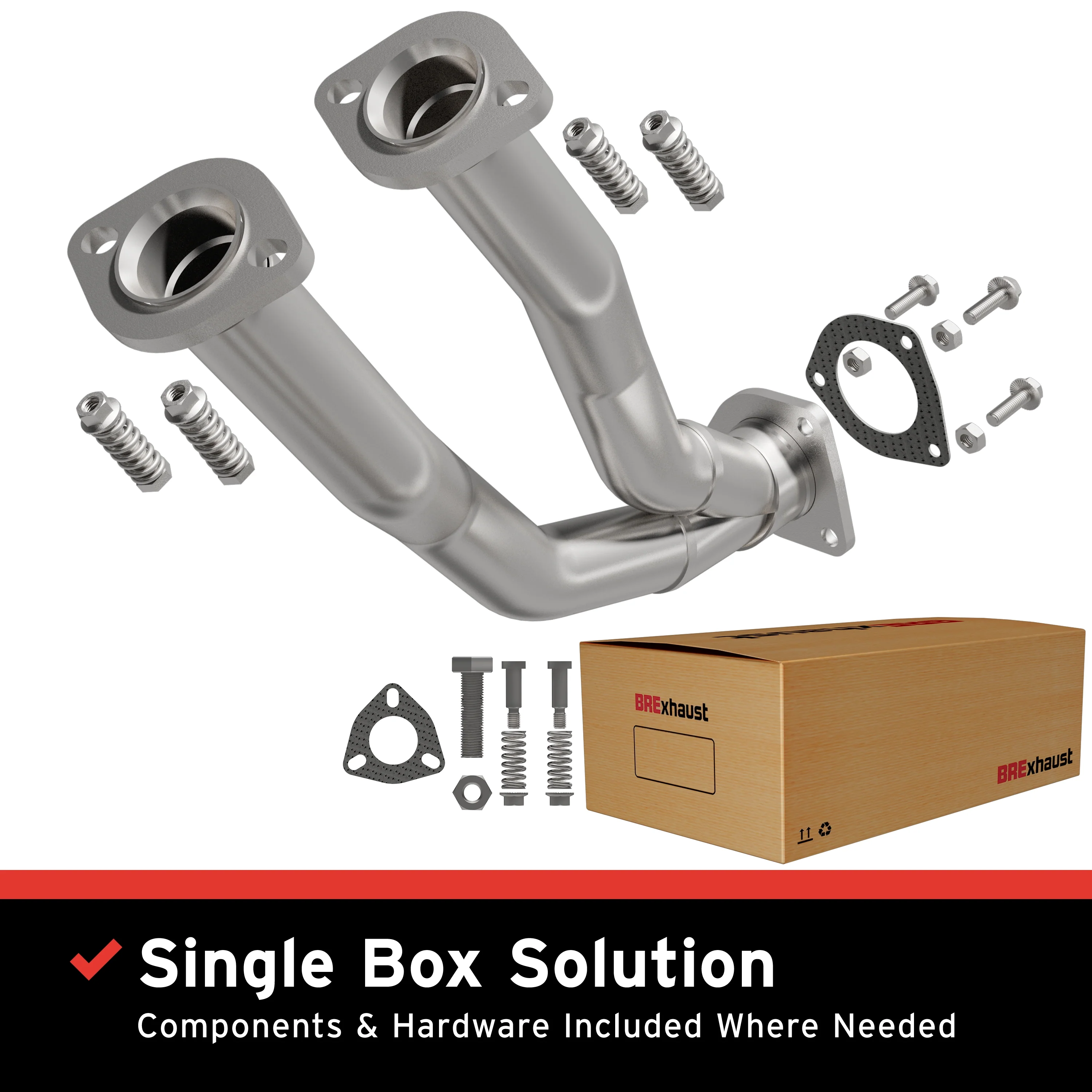 BRExhaust 2000 Jeep Cherokee 4.0L Direct-Fit Exhaust Front Pipe Kit 107-0006