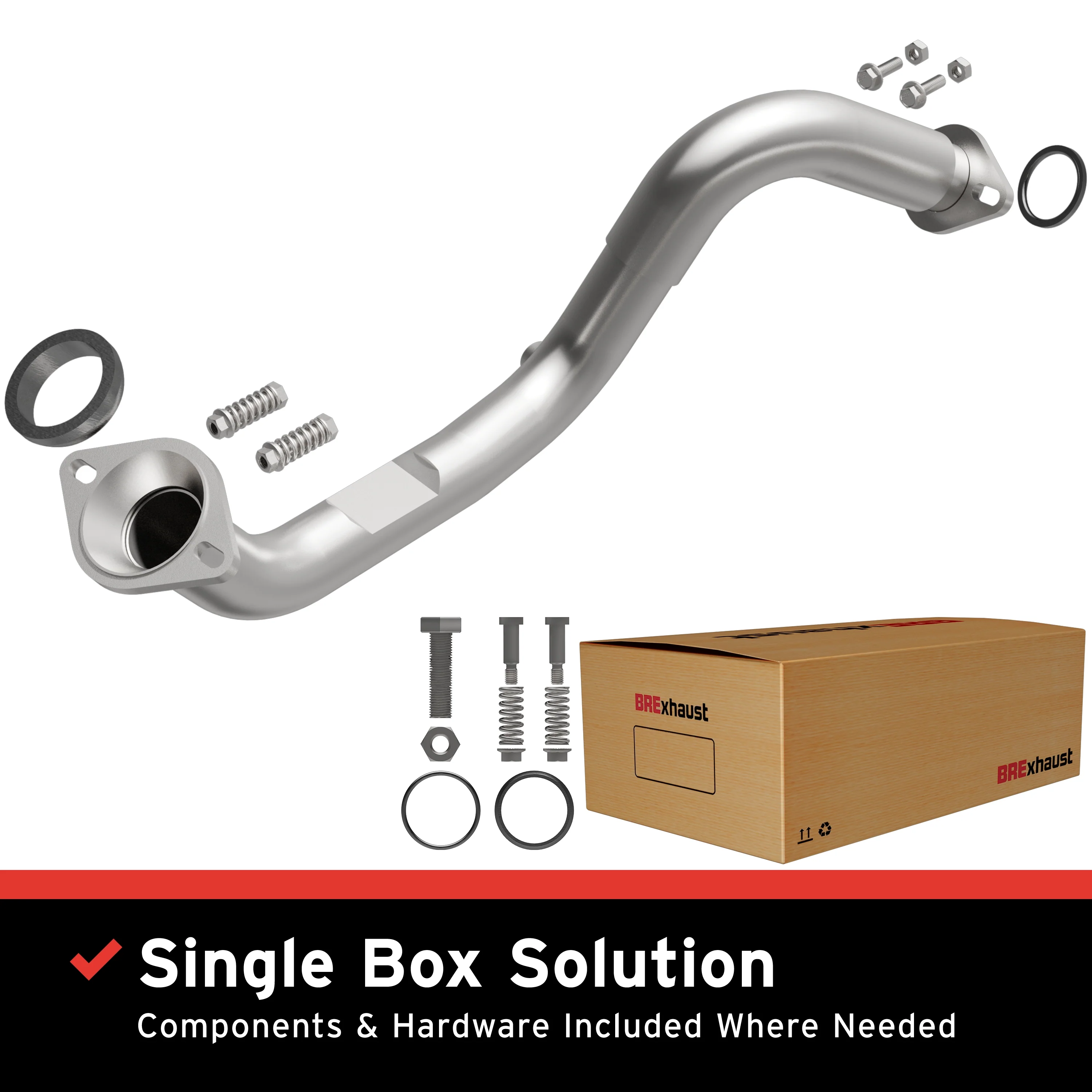 BRExhaust 2005-2010 Scion tC 2.4L Direct-Fit Exhaust Front Pipe Kit 107-0162