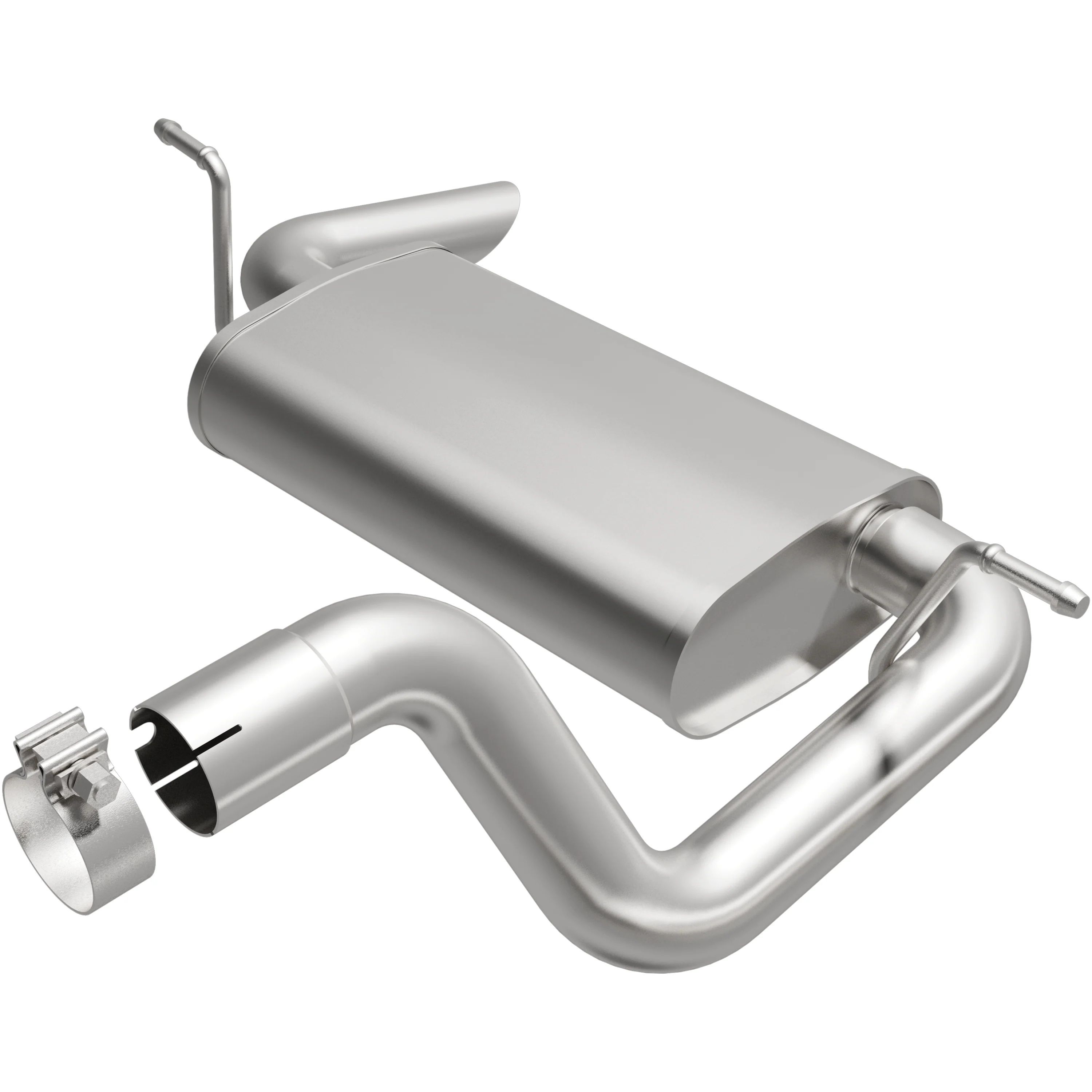 BRExhaust 2018-2025 Jeep Wrangler 2.0L | 2018-2025 Jeep Wrangler 3.6L Direct-Fit Exhaust Muffler Kit 108-0301 - Image 4