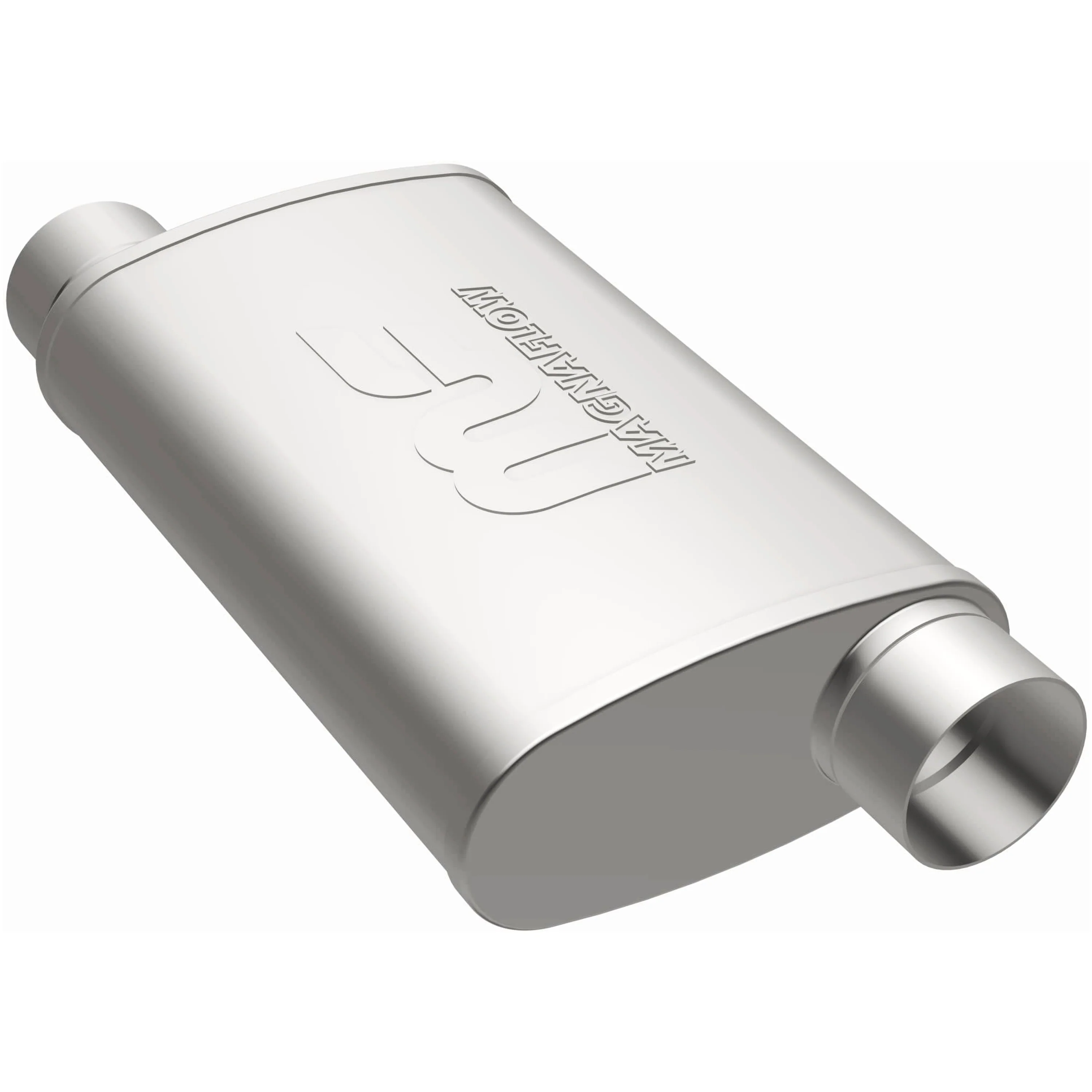MagnaFlow 4 x 9in. Oval Straight-Through Performance Exhaust Muffler 11239 - Image 2