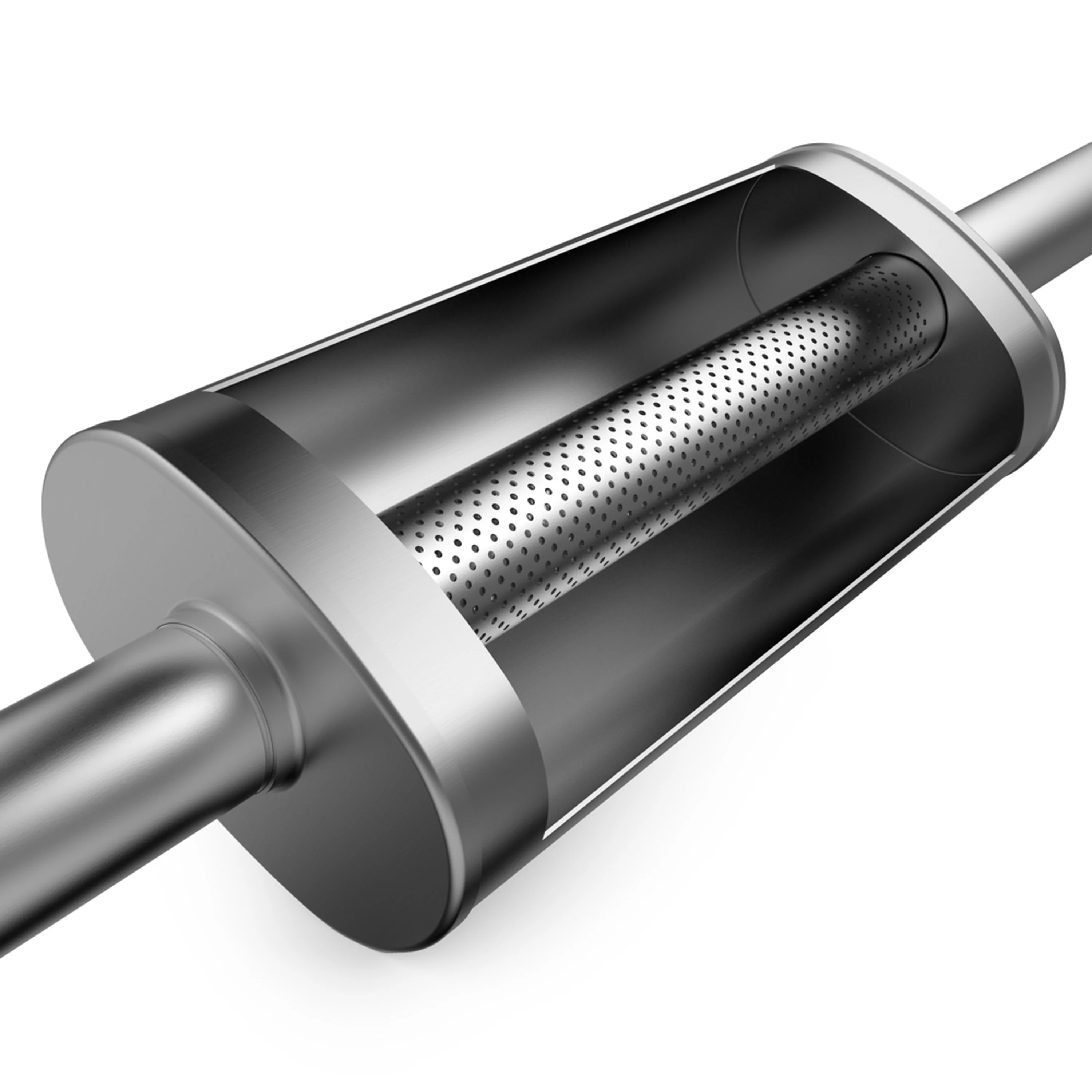 MagnaFlow 5 X 8in. Oval Straight-Through Performance Exhaust Muffler 12214 - Image 2