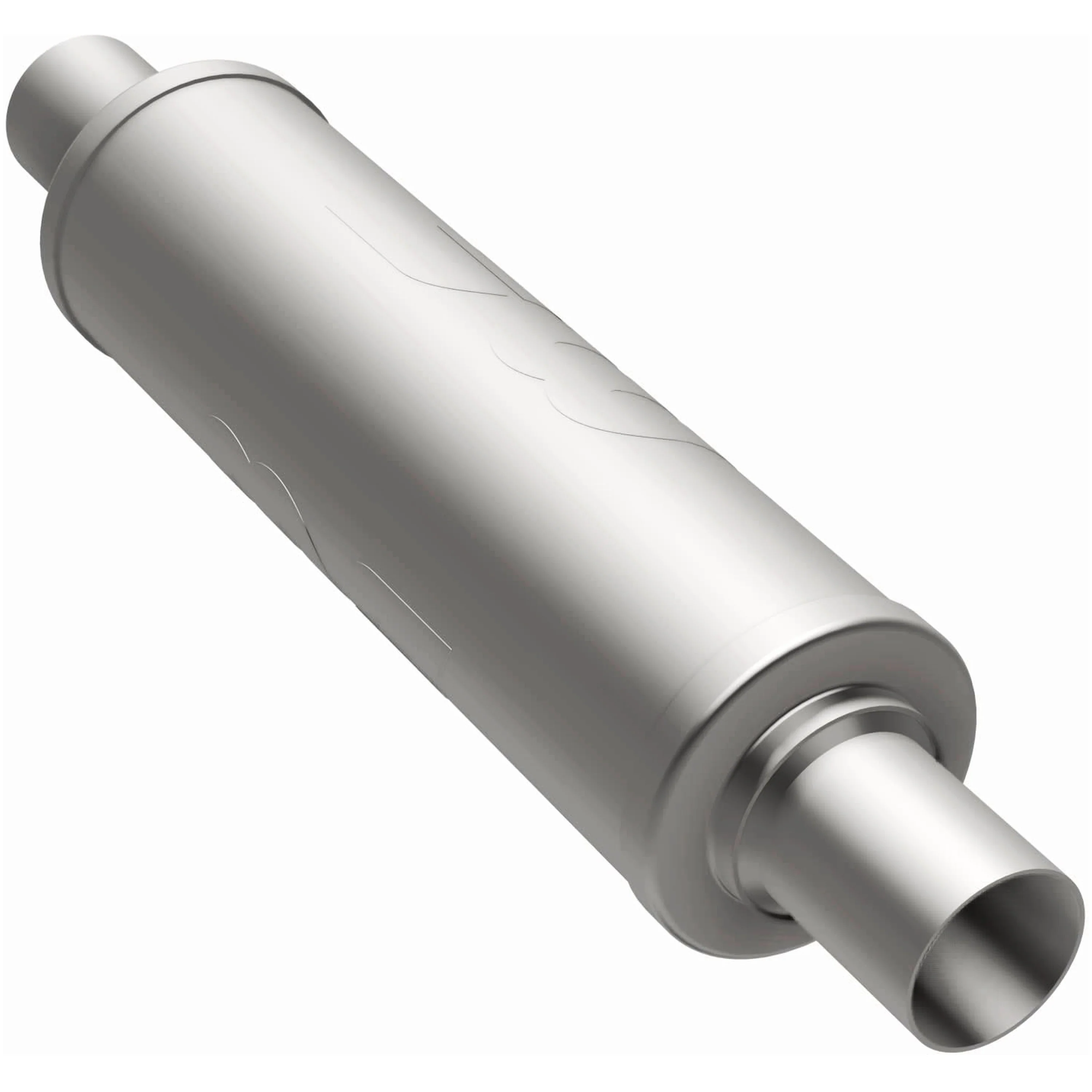 MagnaFlow 6in. Round Straight-Through Performance Exhaust Muffler 12640 - Image 2