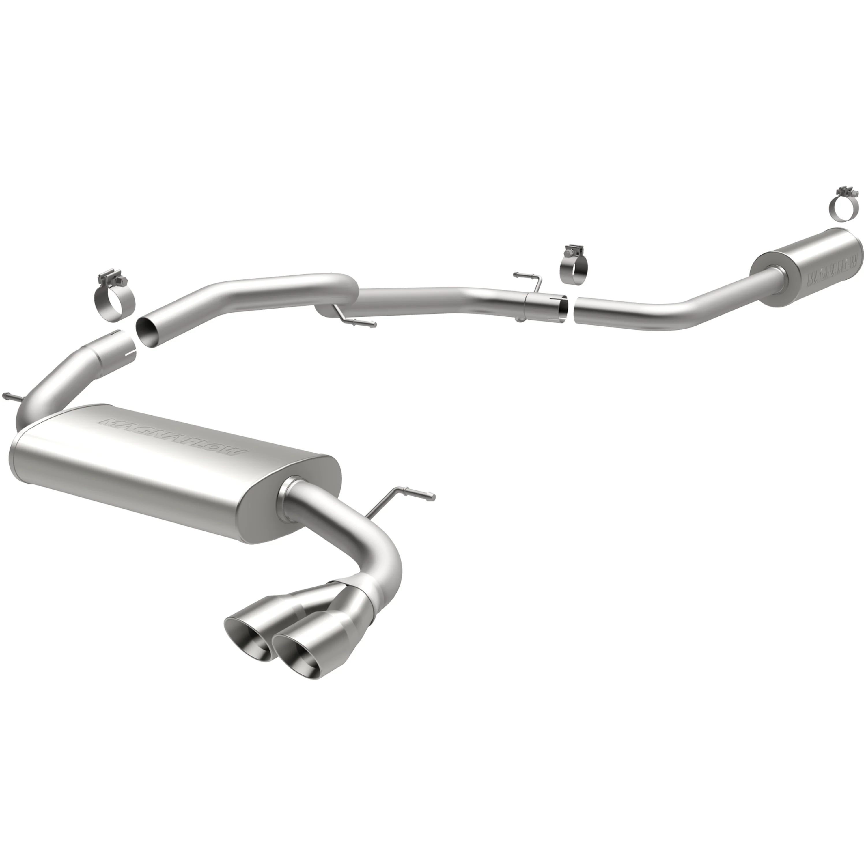 MagnaFlow 2012-2018 Ford Focus 2.0L Street Series Cat-Back Performance Exhaust System 15072