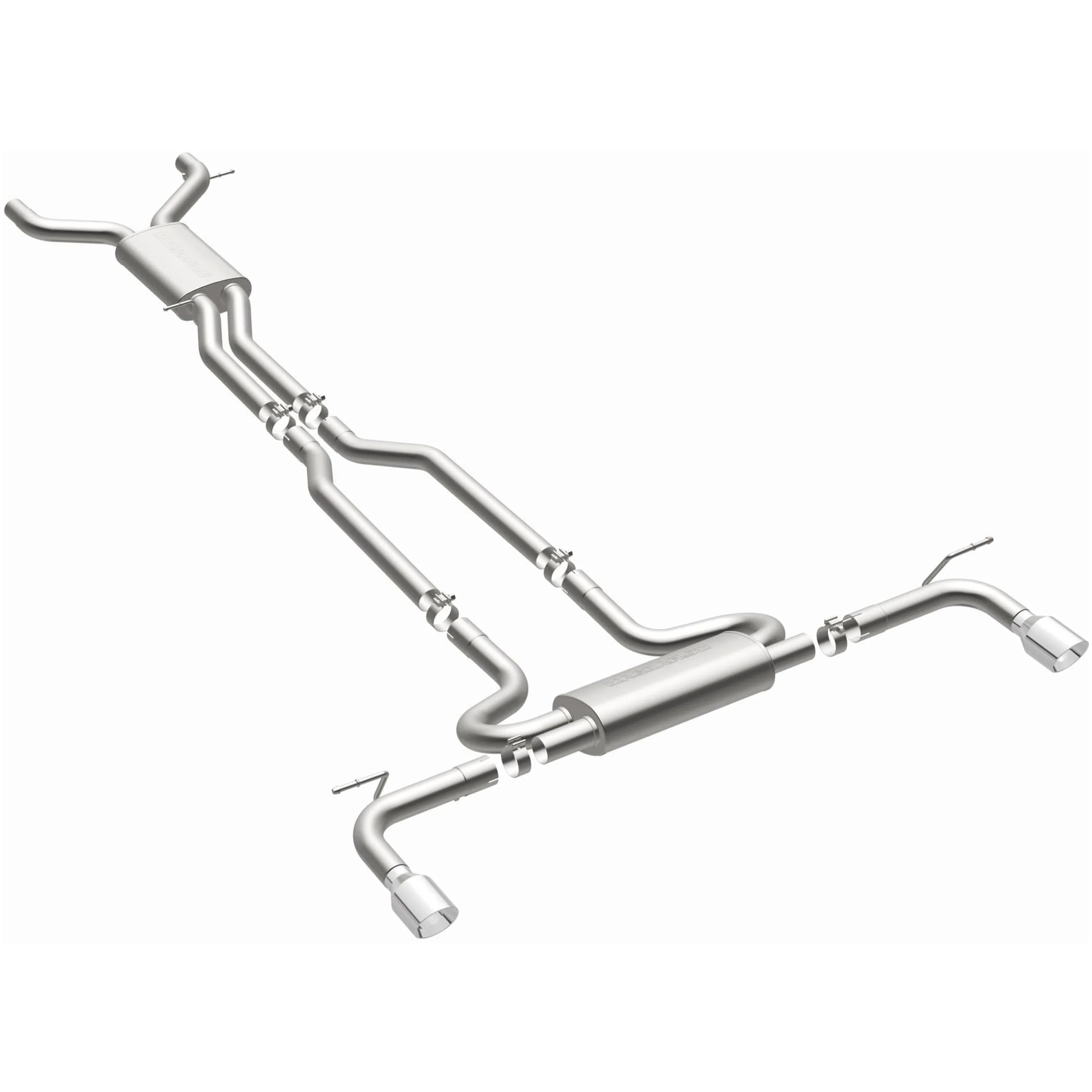 MagnaFlow 2007-2010 Audi Q7 4.2L | 2011-2015 Audi Q7 3.0L Touring Series Cat-Back Performance Exhaust System 15085 - Image 2