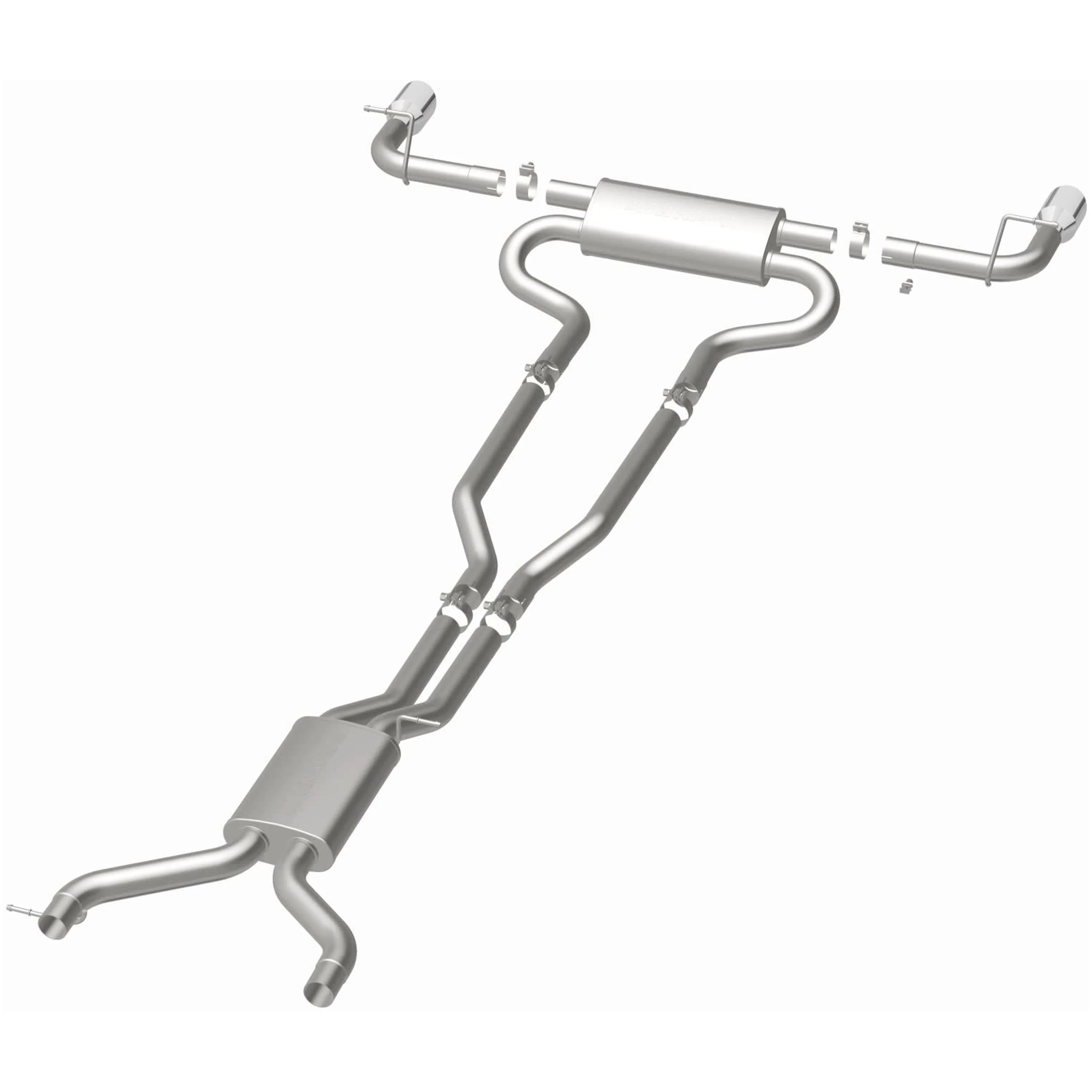 MagnaFlow 2007-2010 Audi Q7 4.2L | 2011-2015 Audi Q7 3.0L Touring Series Cat-Back Performance Exhaust System 15085 - Image 3