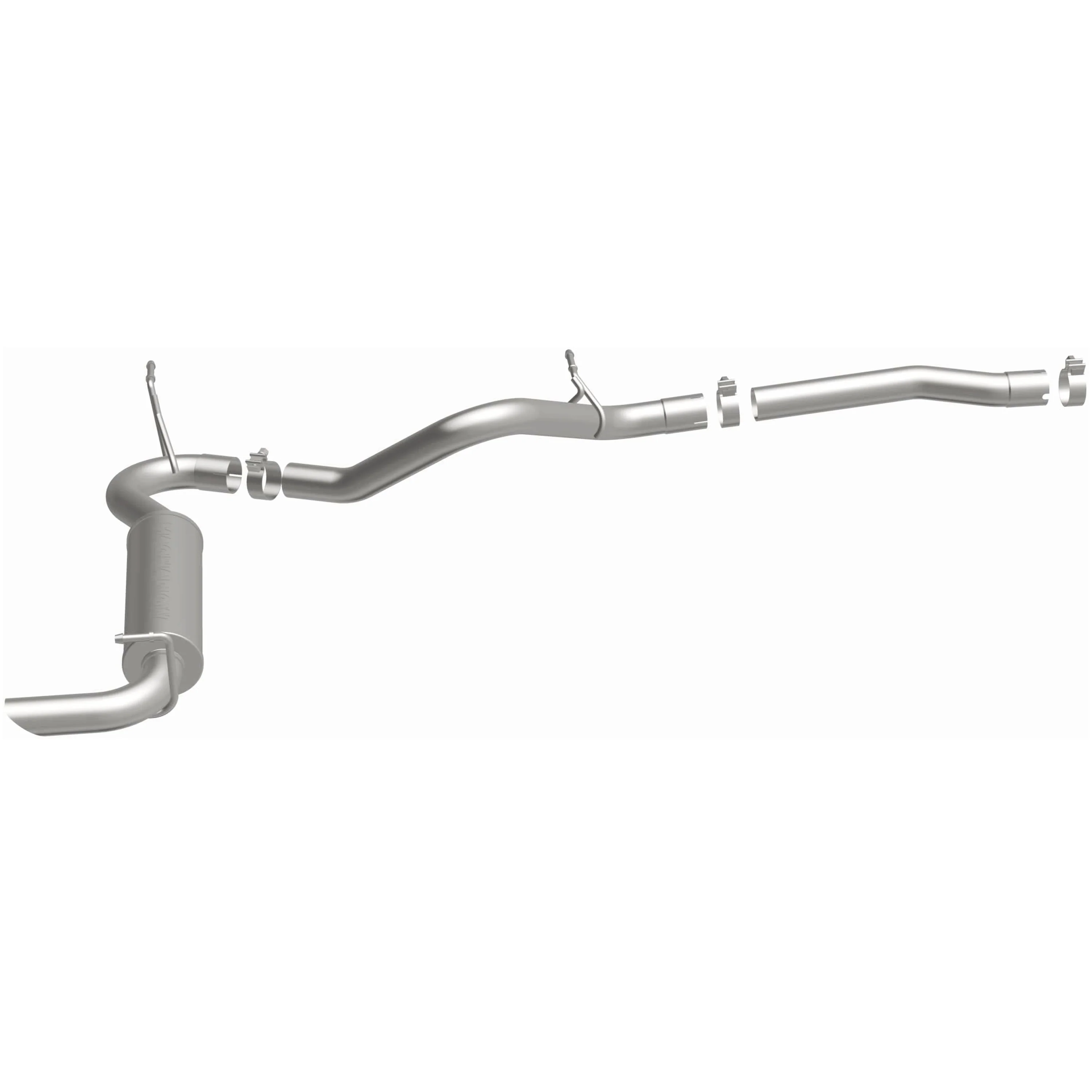 MagnaFlow 2018 Jeep Wrangler JK 3.6L | 2012-2017 Jeep Wrangler 3.6L Competition Series Cat-Back Performance Exhaust System 15118 - Image 4