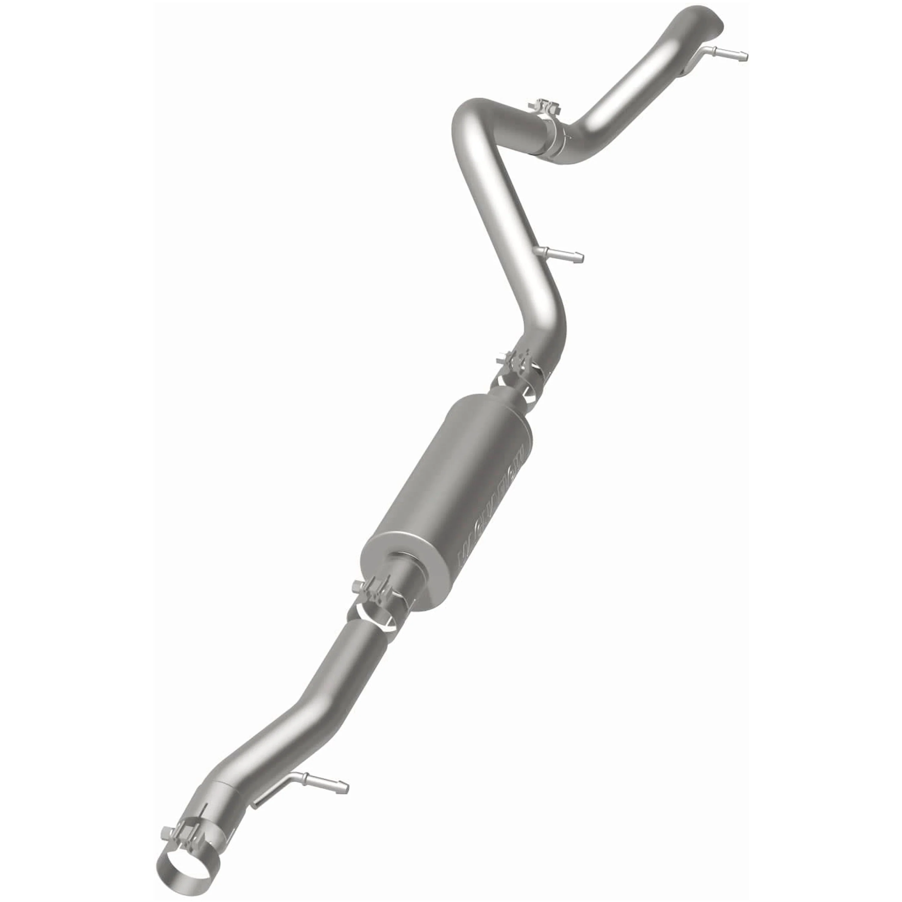 MagnaFlow® 2018 Jeep Wrangler JK 3.6L | 2012-2017 Jeep Wrangler 3.6L Rock Crawler Series™ Cat-Back Performance Exhaust System 15236 - Image 3
