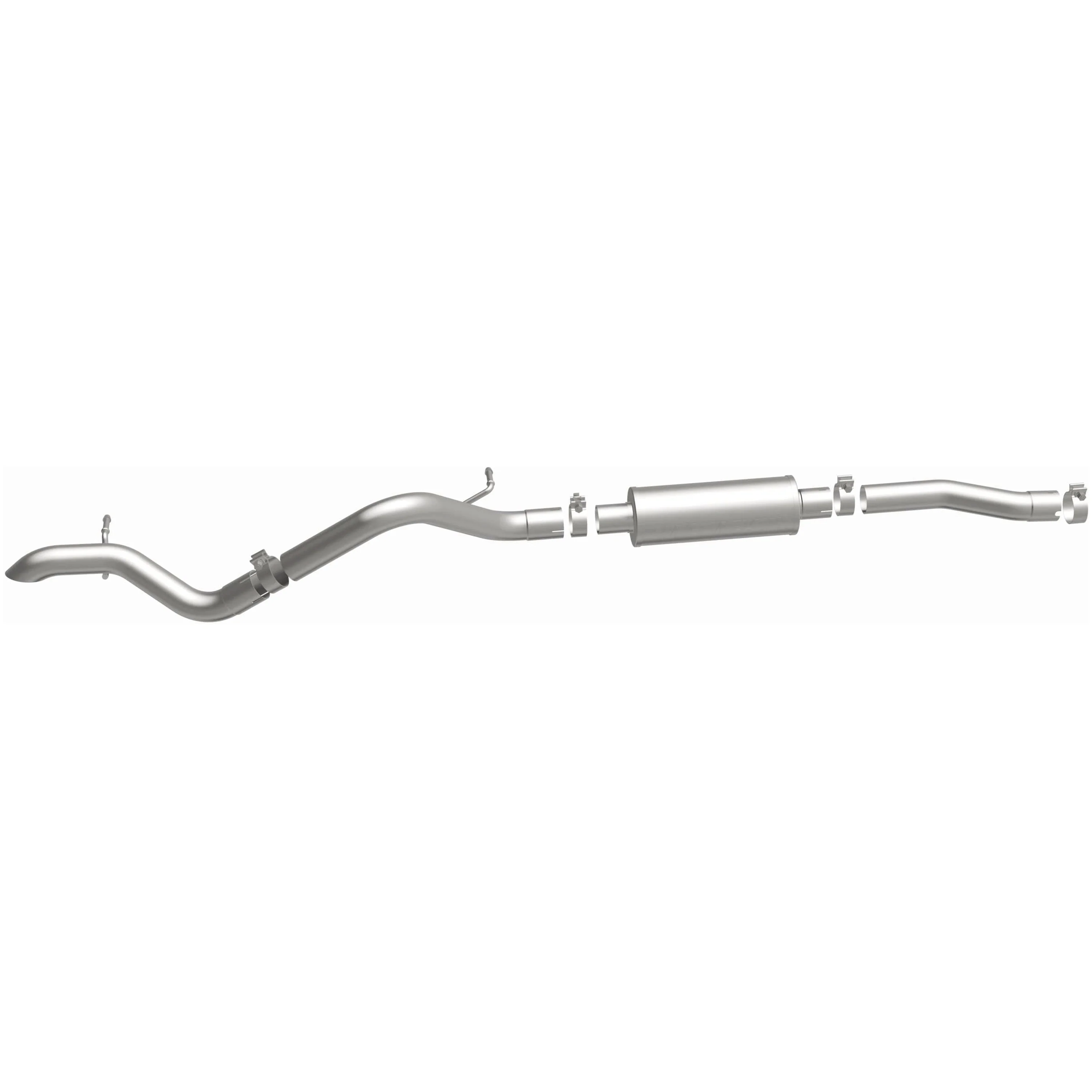 MagnaFlow® 2018 Jeep Wrangler JK 3.6L | 2012-2017 Jeep Wrangler 3.6L Rock Crawler Series™ Cat-Back Performance Exhaust System 15236 - Image 4