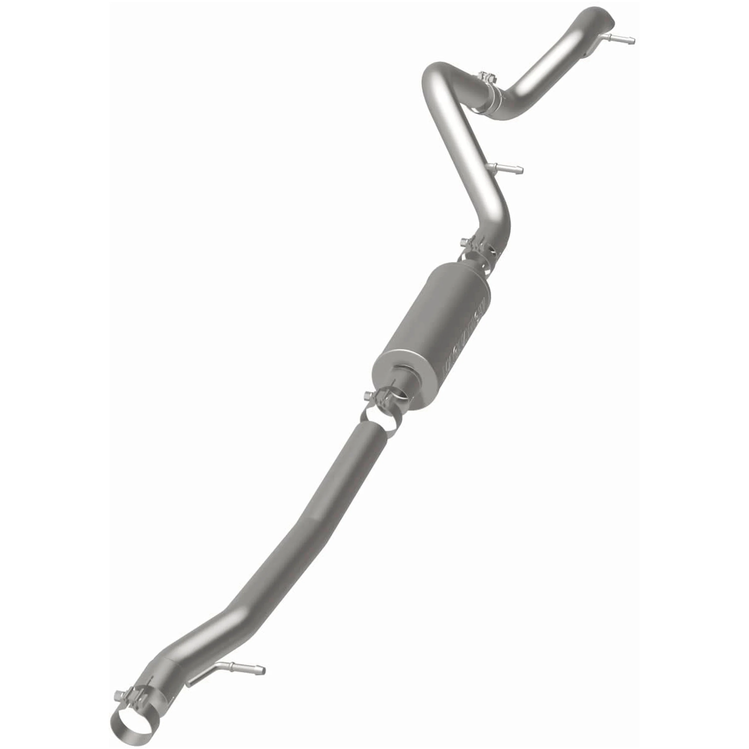 MagnaFlow® 2018 Jeep Wrangler JK 3.6L | 2012-2017 Jeep Wrangler 3.6L Rock Crawler Series™ Cat-Back Performance Exhaust System 15237 - Image 3