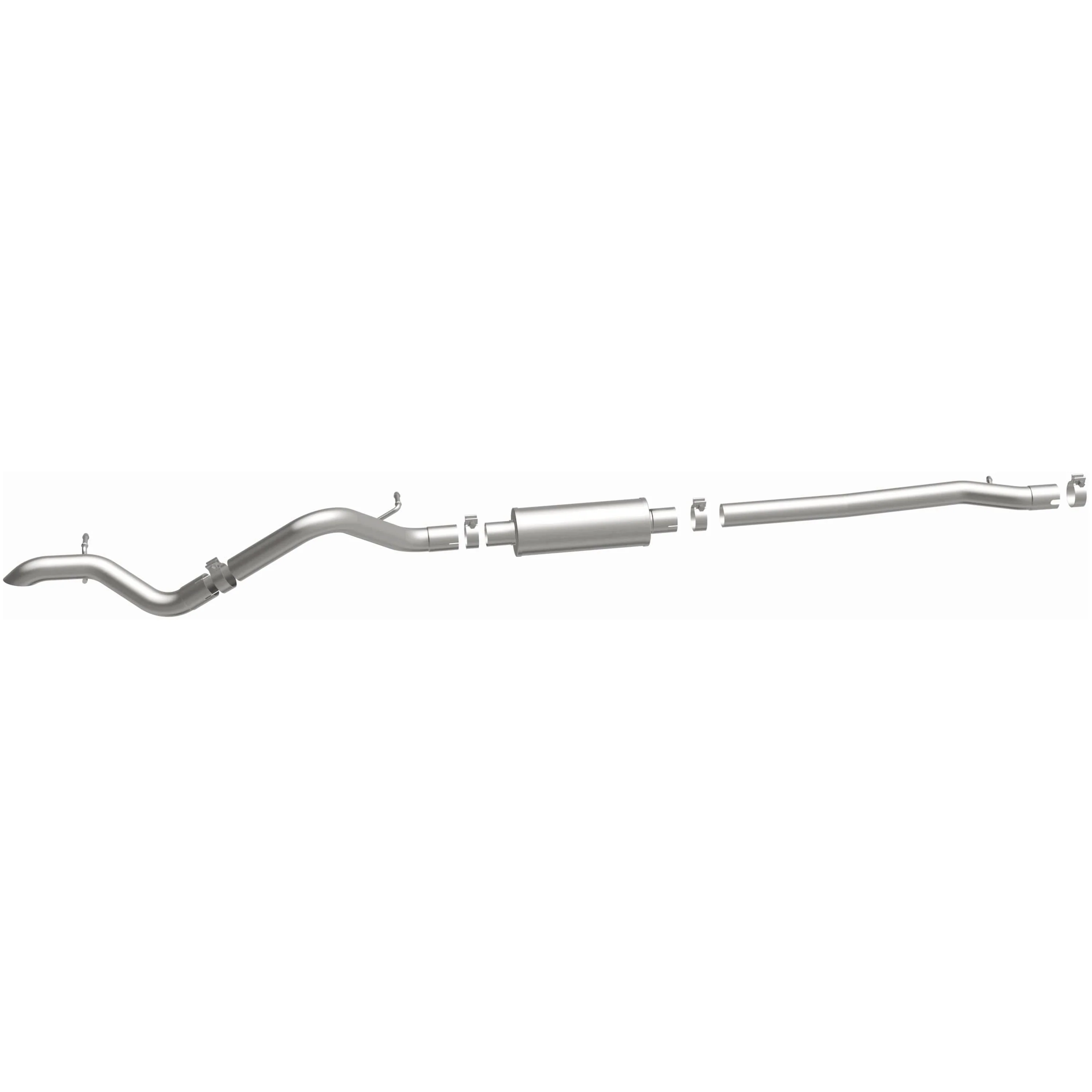 MagnaFlow® 2018 Jeep Wrangler JK 3.6L | 2012-2017 Jeep Wrangler 3.6L Rock Crawler Series™ Cat-Back Performance Exhaust System 15237 - Image 4