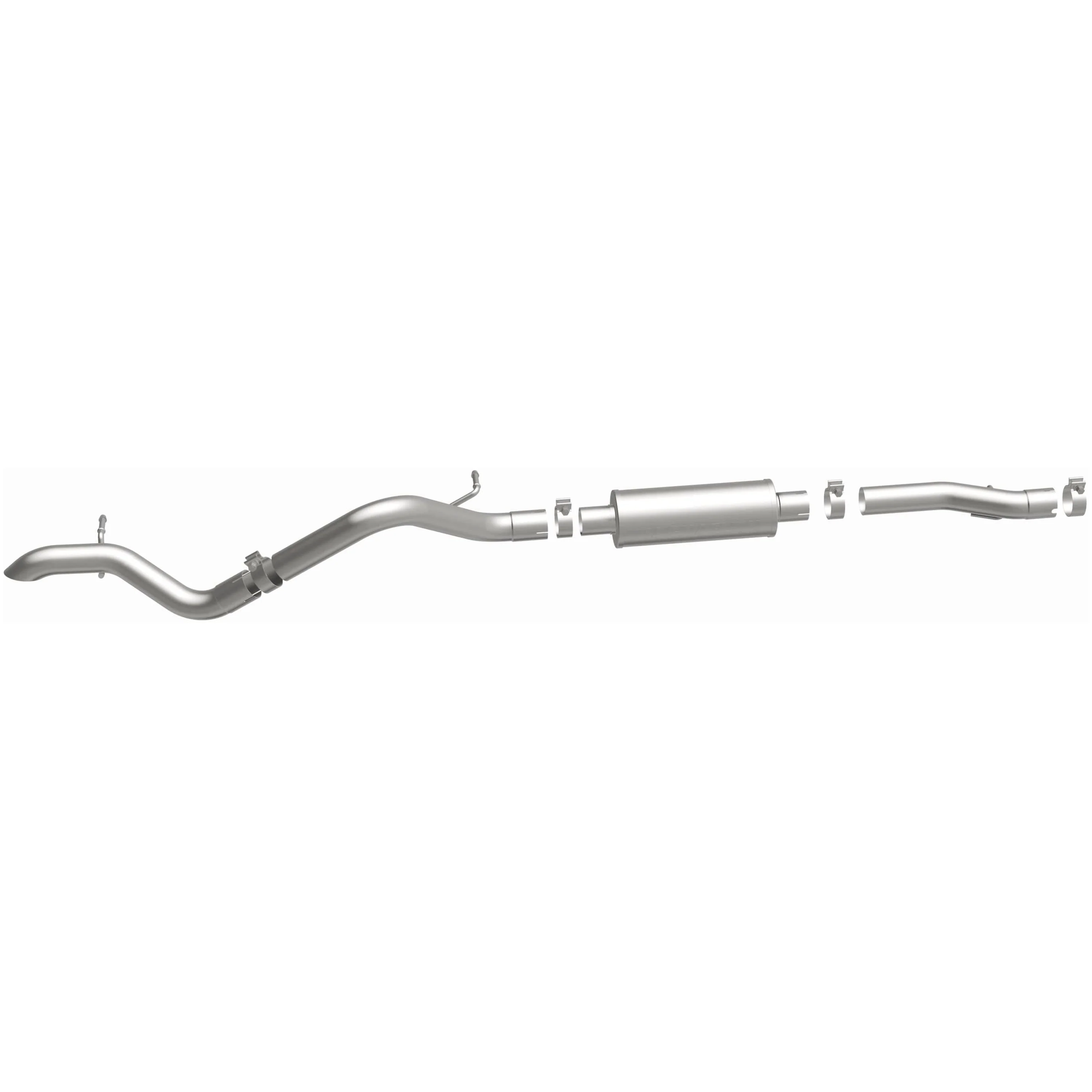 MagnaFlow® 2007-2011 Jeep Wrangler 3.8L Rock Crawler Series™ Cat-Back Performance Exhaust System 15238 - Image 4