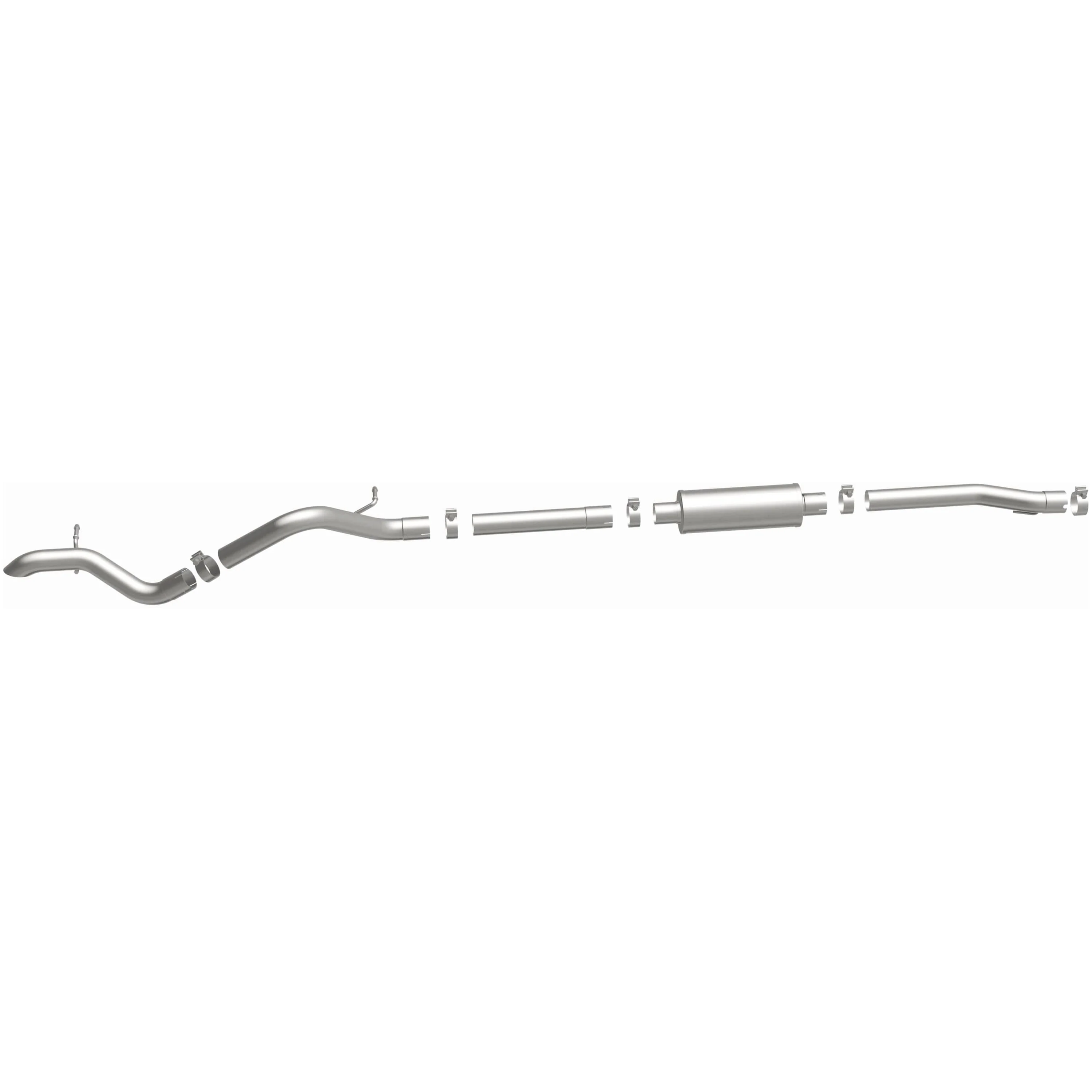 MagnaFlow® 2007-2011 Jeep Wrangler 3.8L Rock Crawler Series™ Cat-Back Performance Exhaust System 15239 - Image 4