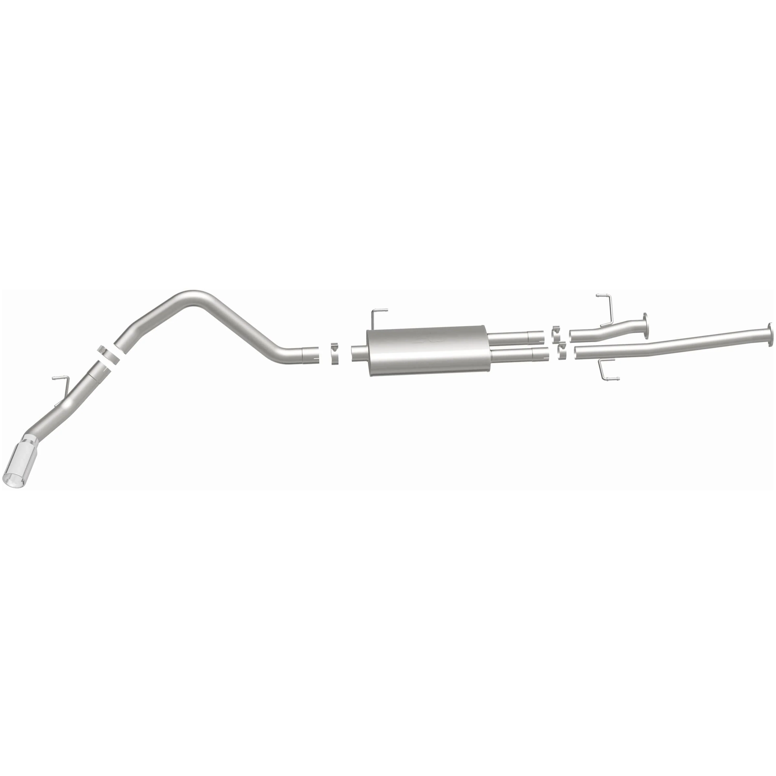 MagnaFlow 2014-2021 Toyota Tundra 5.7L | 2014-2019 Toyota Tundra 4.6L Street Series Cat-Back Performance Exhaust System 15304 - Image 4