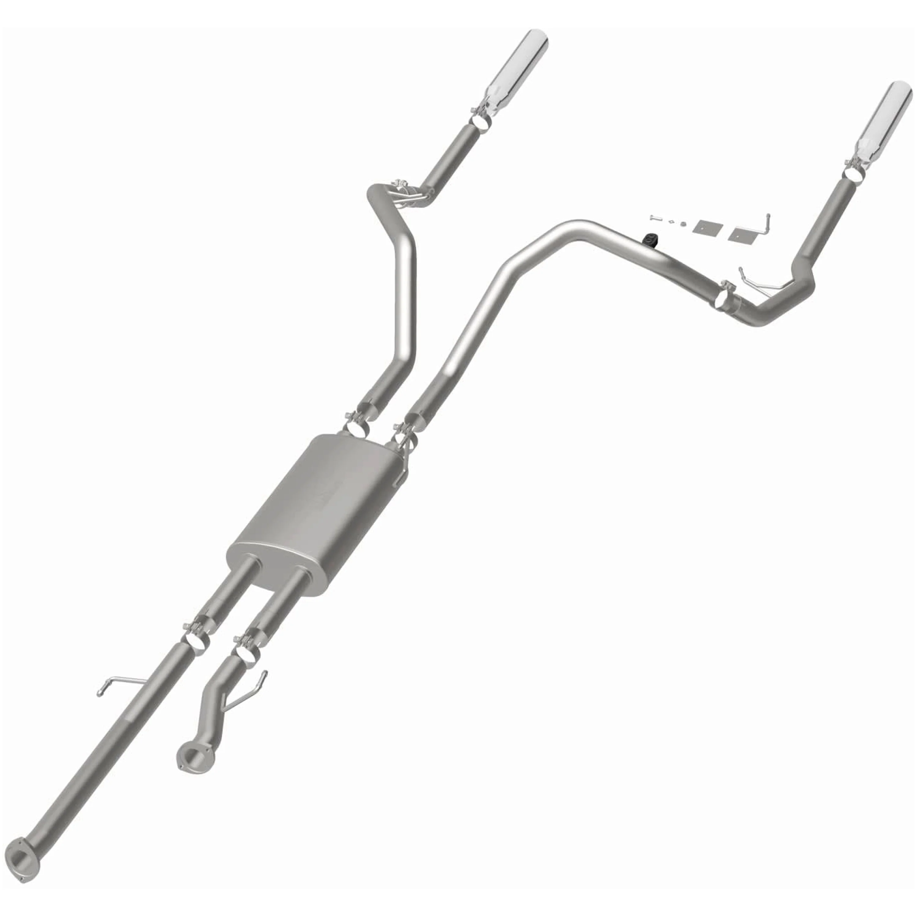 MagnaFlow 2014-2021 Toyota Tundra 5.7L | 2014-2019 Toyota Tundra 4.6L Street Series Cat-Back Performance Exhaust System 15305 - Image 3