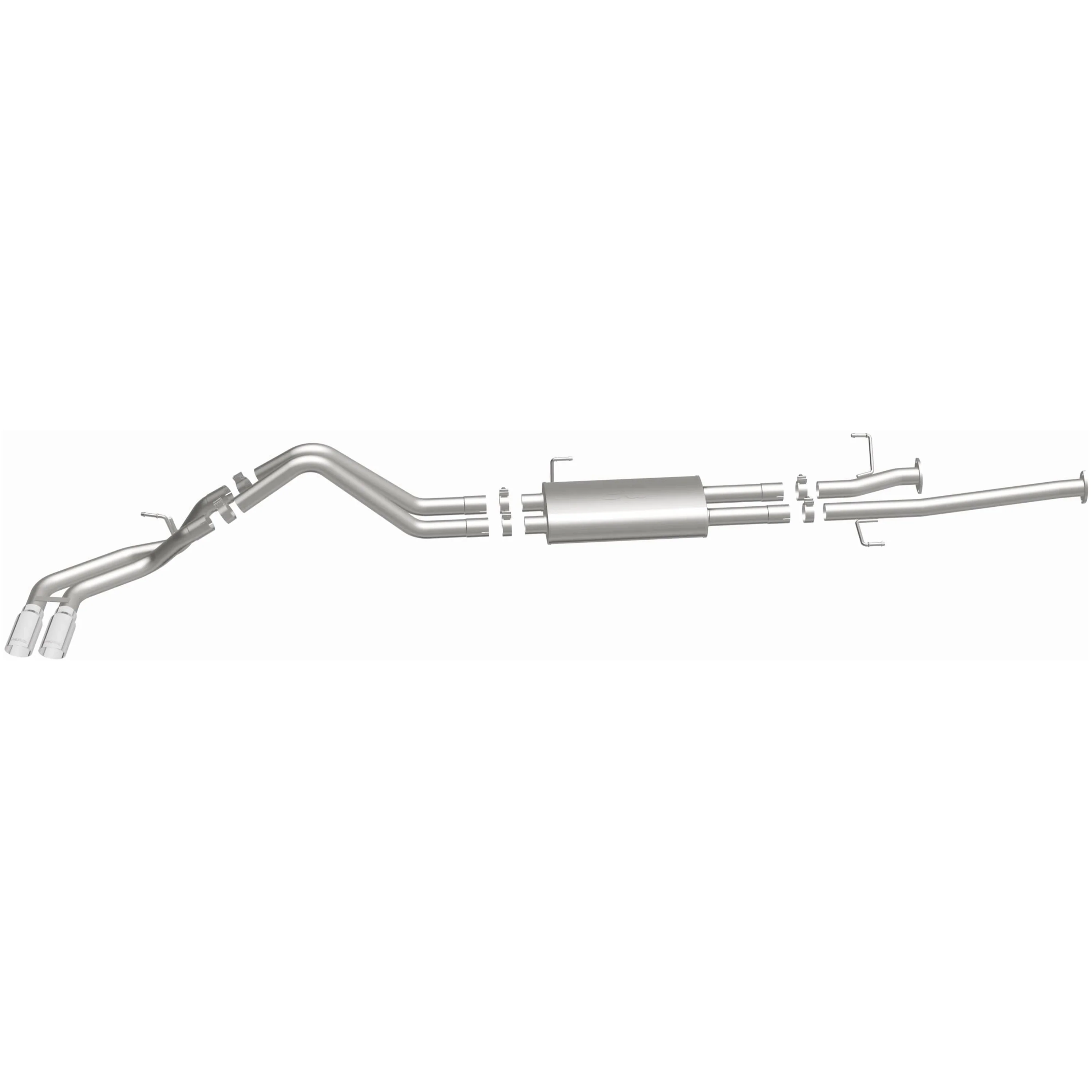 MagnaFlow 2014-2019 Toyota Tundra 4.6L | 2014-2021 Toyota Tundra 5.7L Street Series Cat-Back Performance Exhaust System 15306 - Image 4