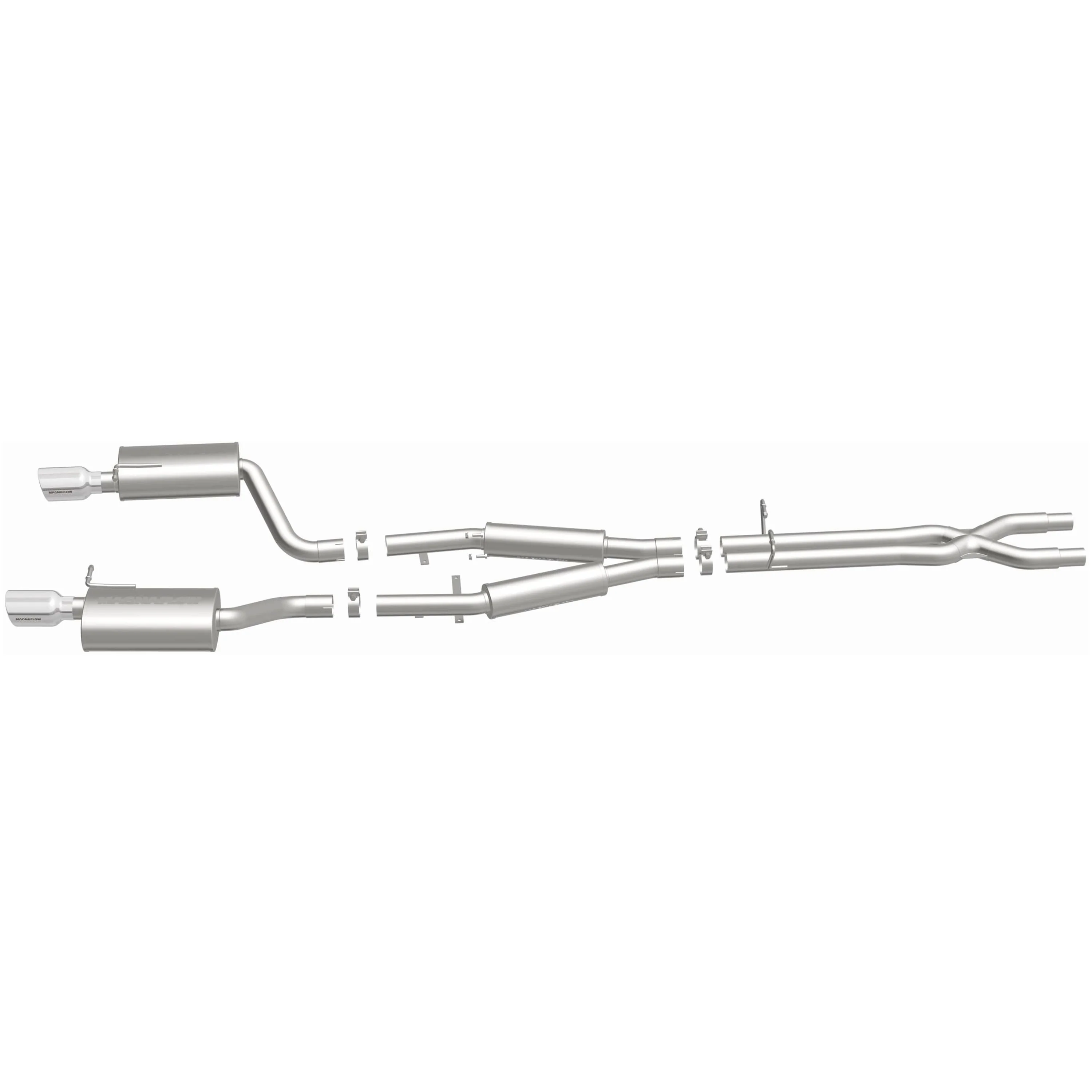 MagnaFlow 2005-2008 Audi A4 Quattro 3.2L Touring Series Cat-Back Performance Exhaust System 15326 - Image 4