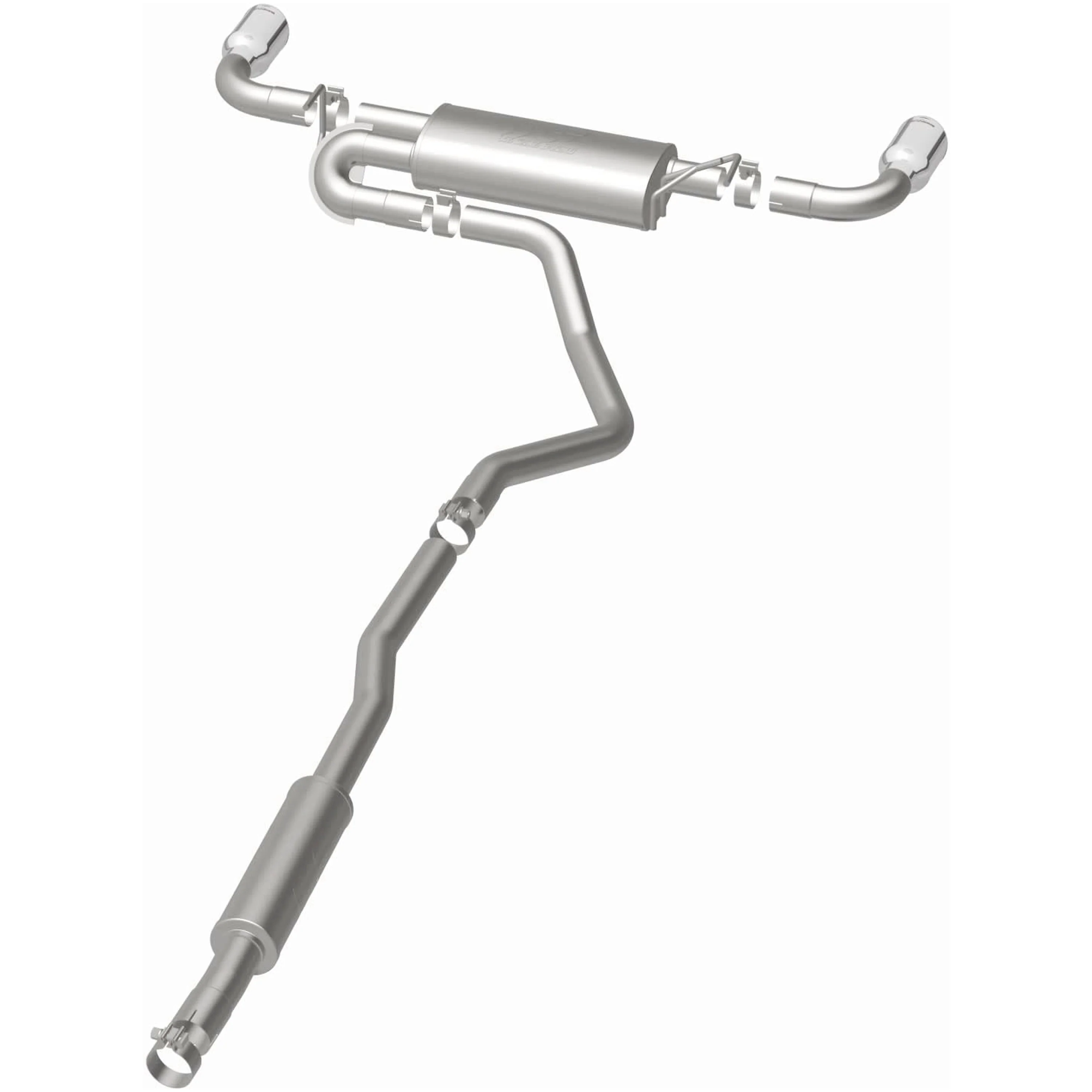 MagnaFlow 2014-2022 Jeep Cherokee 3.2L Street Series Cat-Back Performance Exhaust System 15327 - Image 3