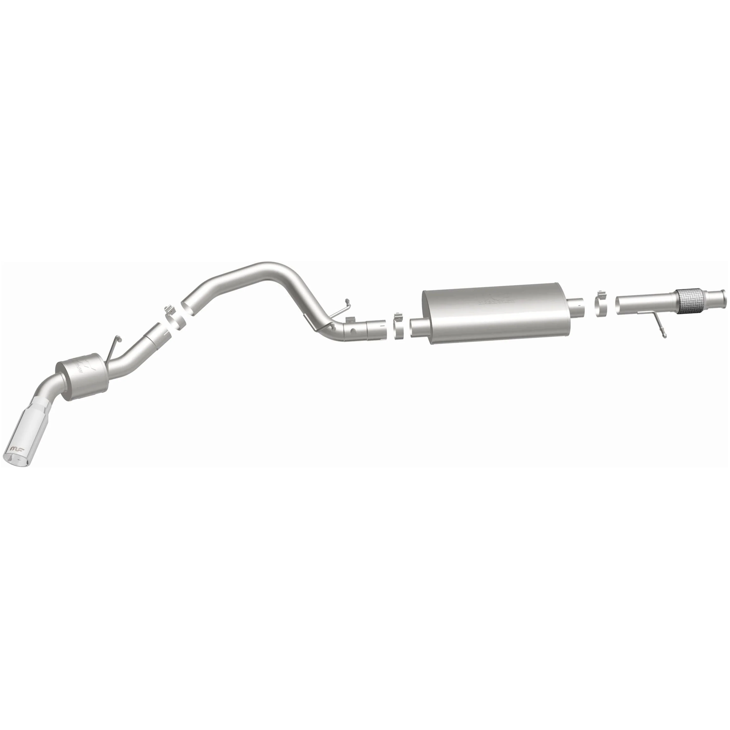 MagnaFlow 2015-2020 Chevrolet Tahoe 5.3L | 2015-2020 GMC Yukon 5.3L Street Series Cat-Back Performance Exhaust System 15355 - Image 4