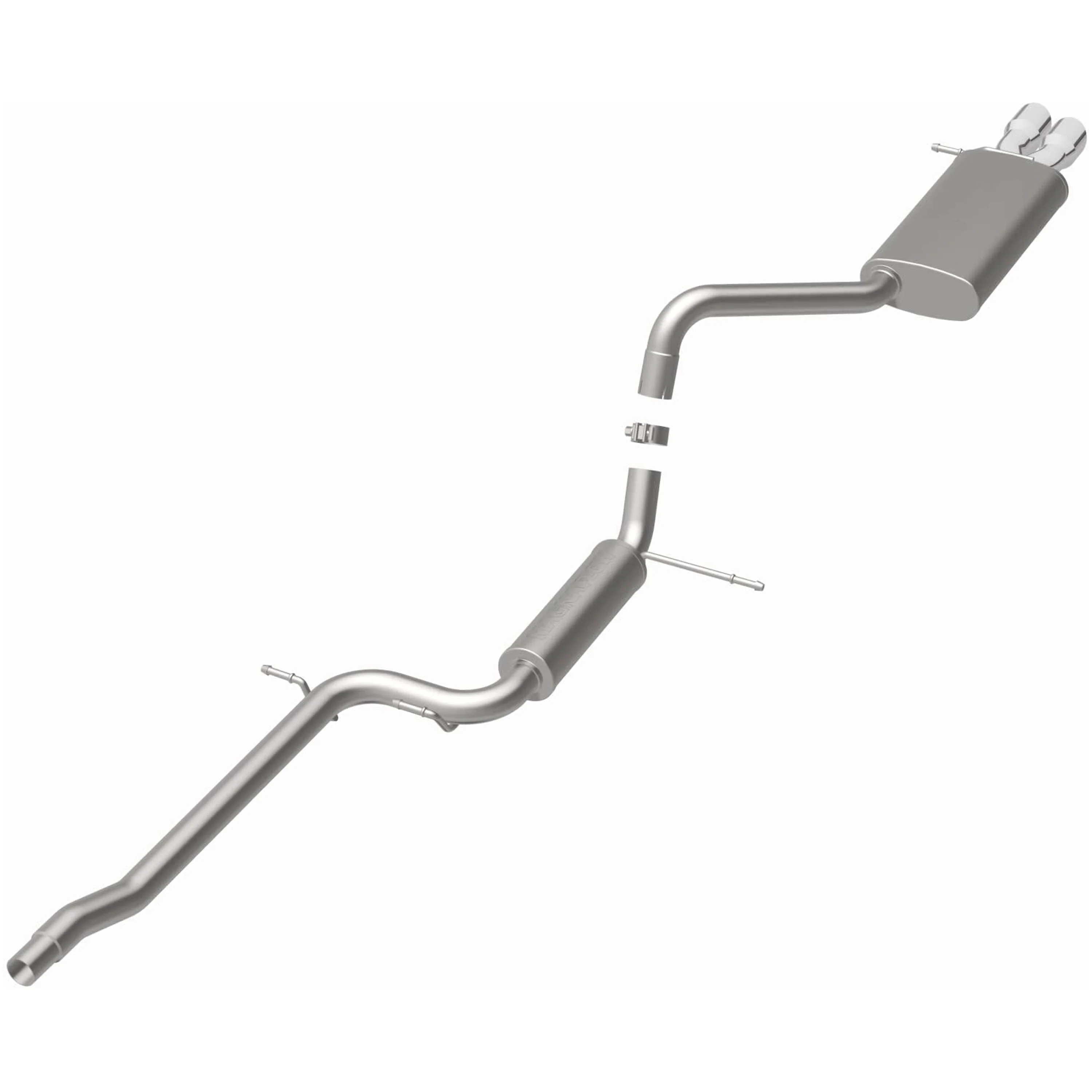 MagnaFlow 2011-2014 Volkswagen Jetta S 2.0L Touring Series Cat-Back Performance Exhaust System 15486 - Image 3