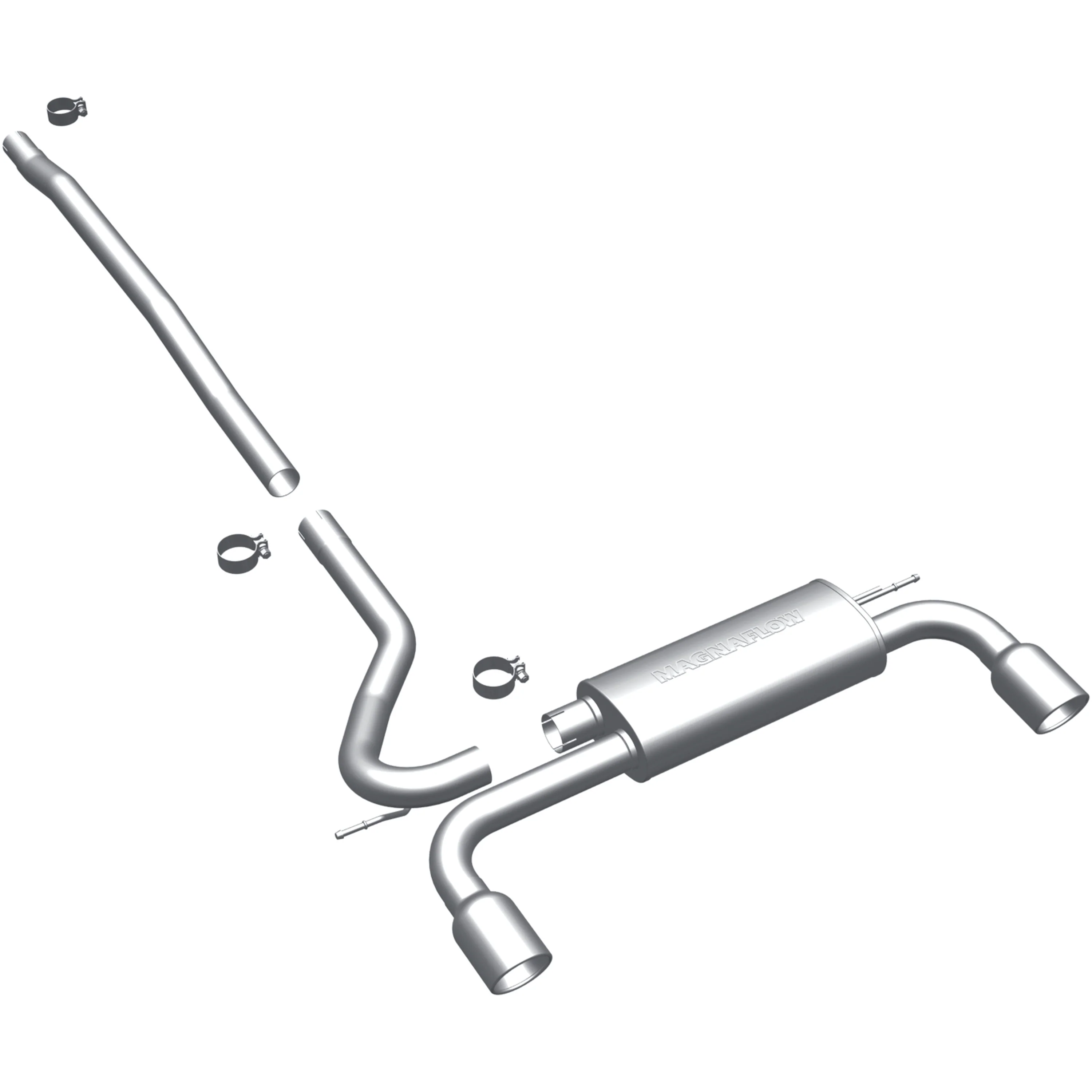 MagnaFlow 2011-2016 Mini Cooper Countryman 1.6L | 2013-2016 Mini Cooper Paceman 1.6L Touring Series Cat-Back Performance Exhaust System 15490