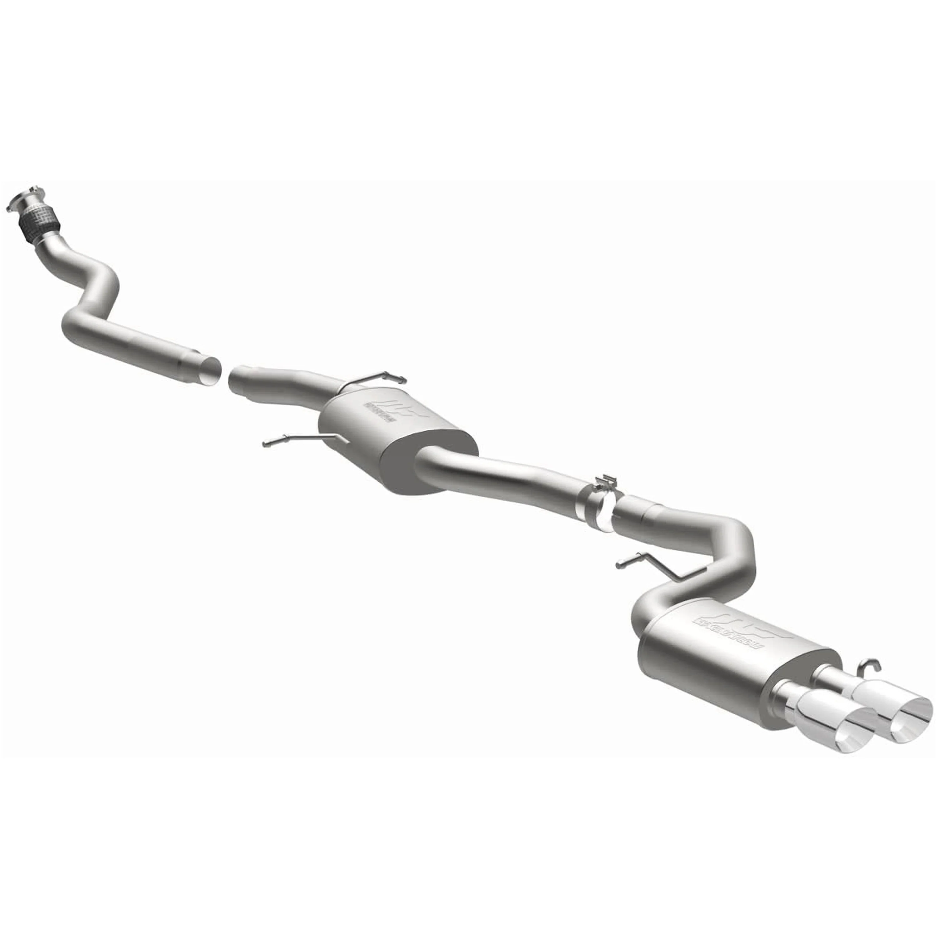 MagnaFlow 2009-2016 Audi A4 Quattro 2.0L Sport Series Cat-Back Performance Exhaust System 15519 - Image 2