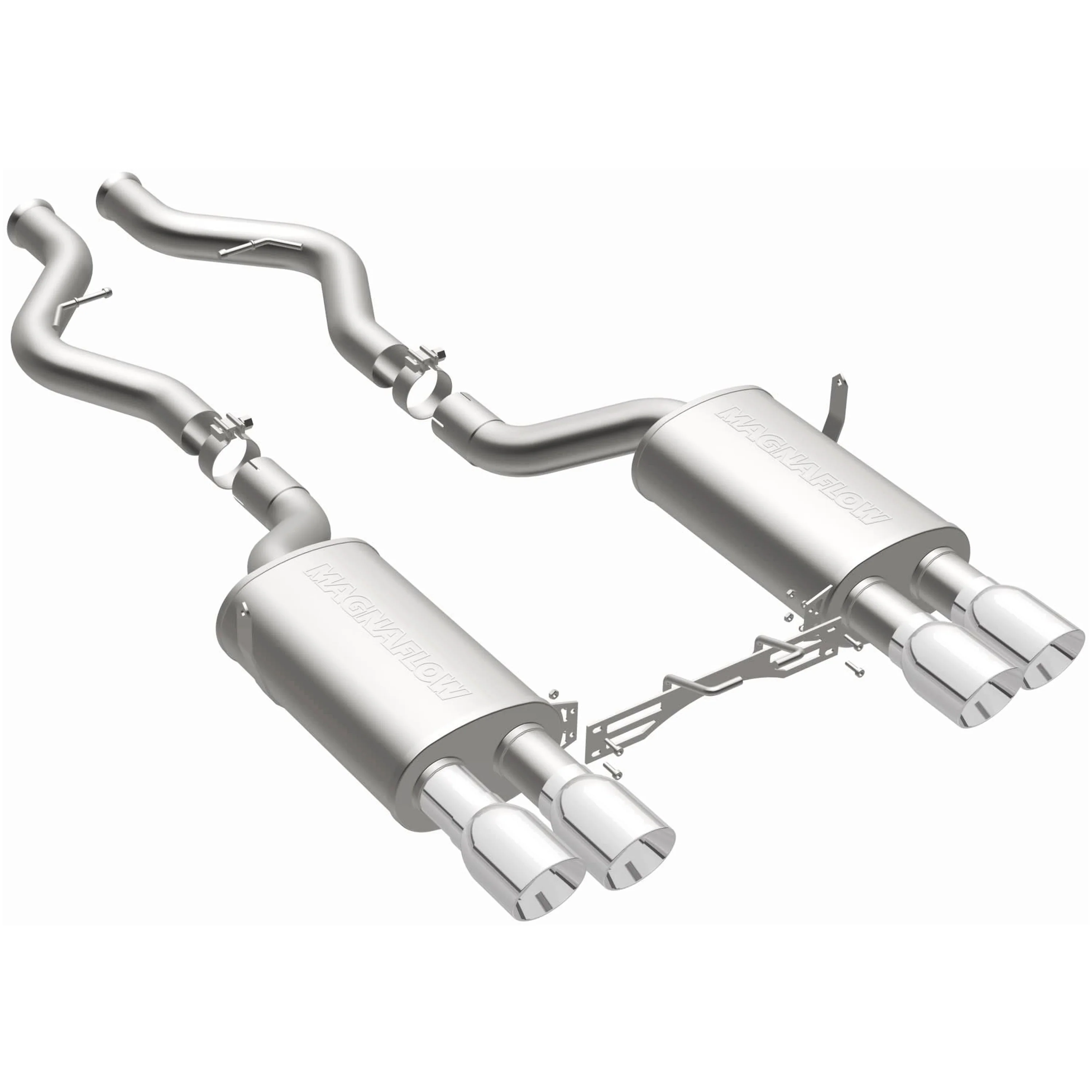 MagnaFlow 2008-2013 BMW M3 4.0L Touring Series Cat-Back Performance Exhaust System 15544 - Image 2