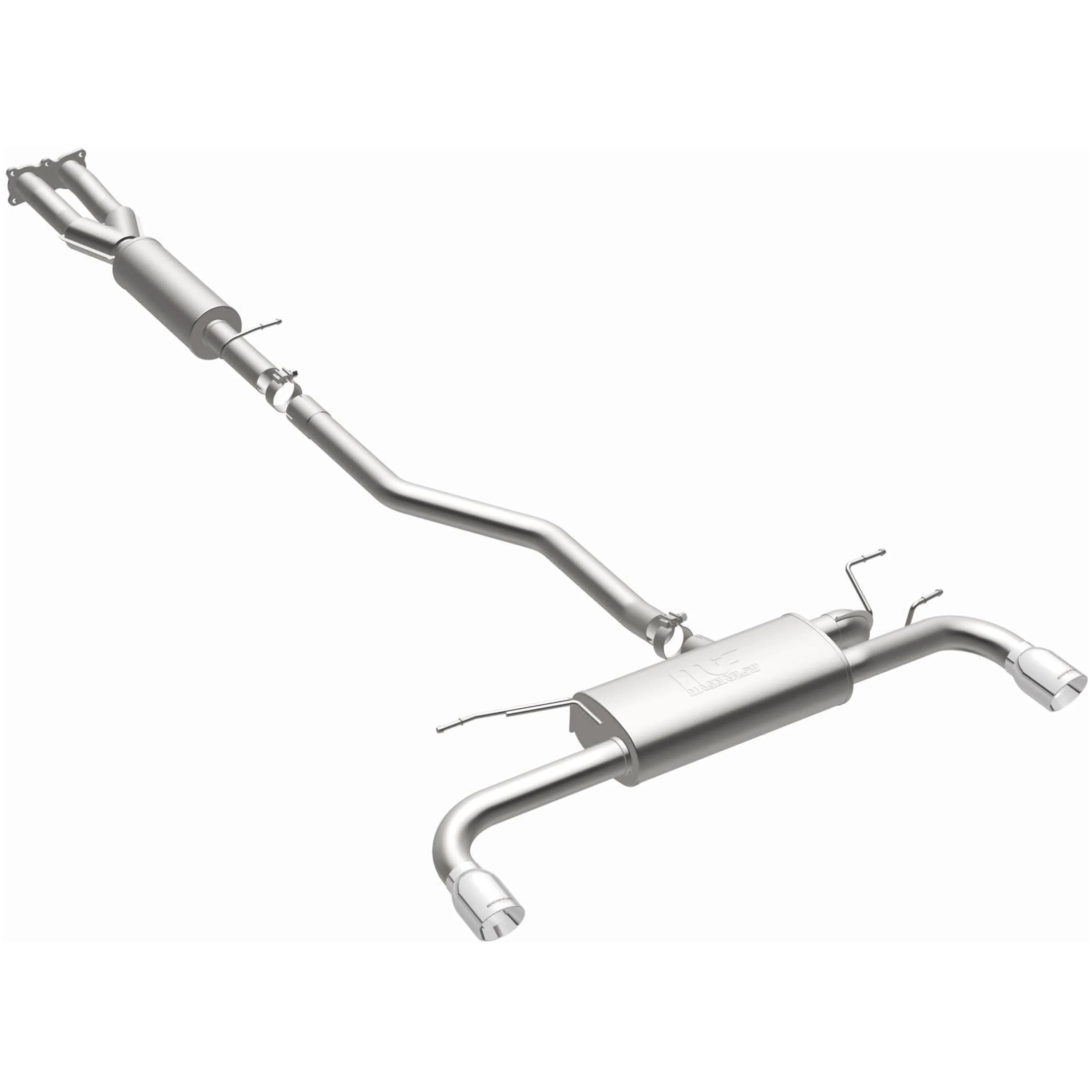 MagnaFlow 2008-2012 Land Rover LR2 3.2L Touring Series Cat-Back Performance Exhaust System 15576 - Image 2