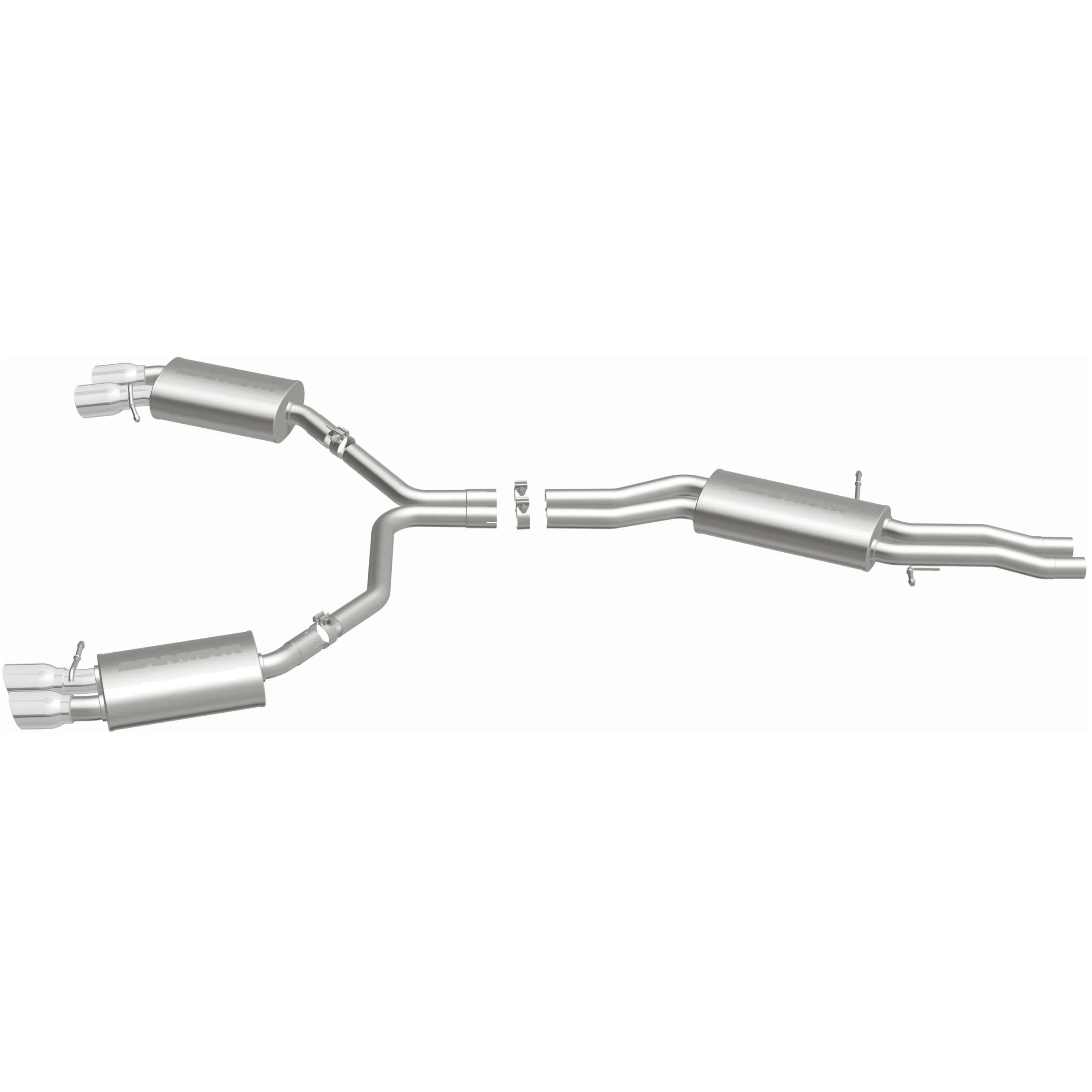 MagnaFlow 2010-2016 Audi S4 3.0L Touring Series Cat-Back Performance Exhaust System 15599 - Image 4