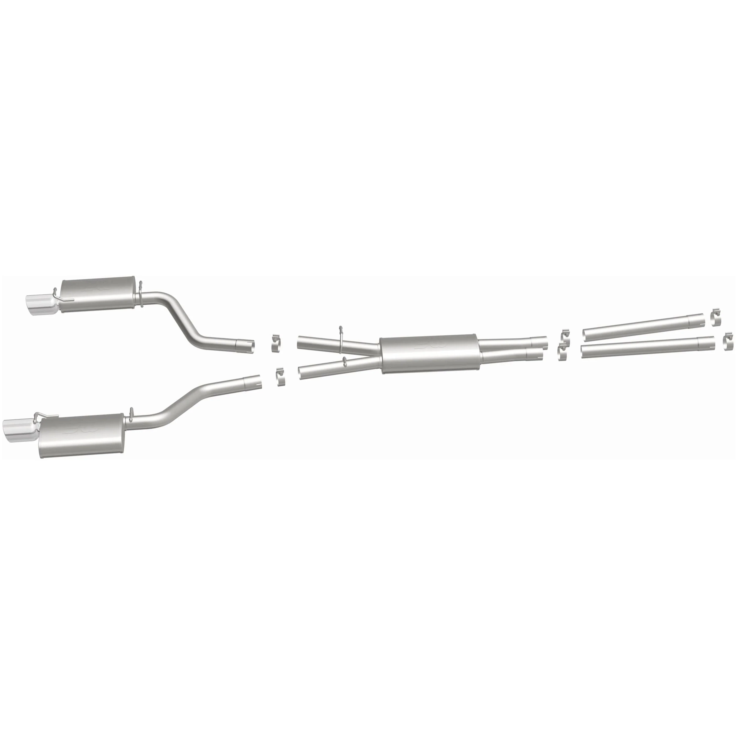 MagnaFlow 2006-2010 Dodge Charger 5.7L | 2005-2008 Dodge Magnum 5.7L Street Series Cat-Back Performance Exhaust System 15628 - Image 4