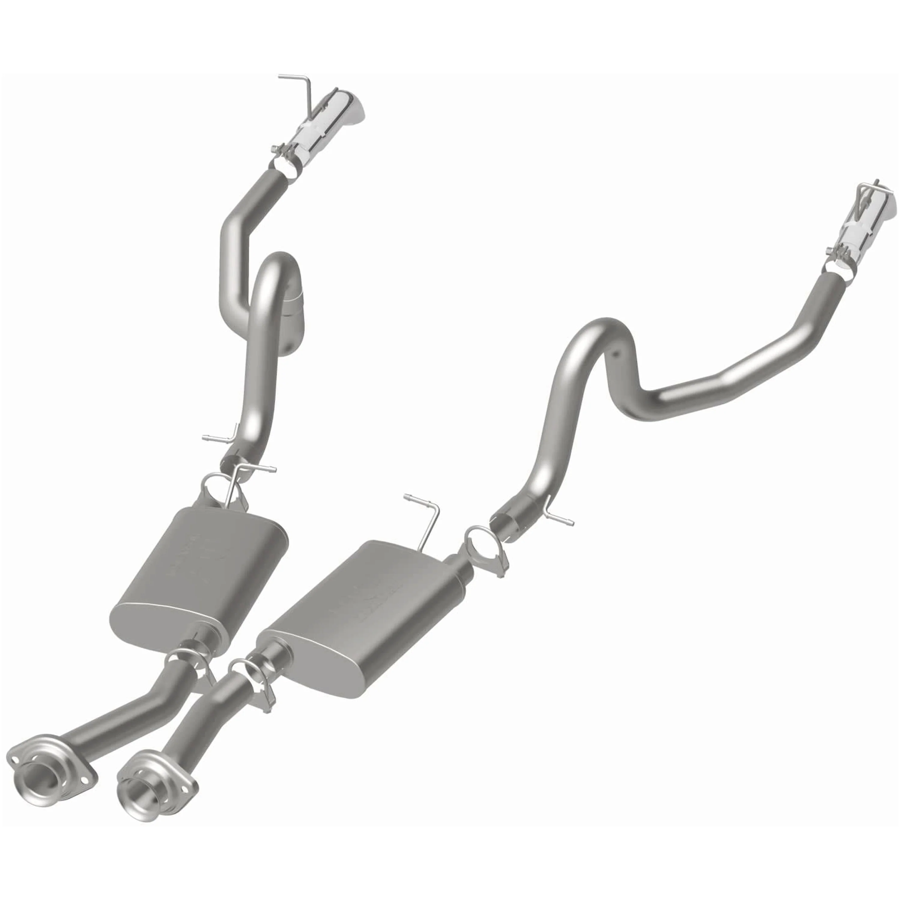 MagnaFlow 1987-1993 Ford Mustang GT 5.0L Street Series Cat-Back Performance Exhaust System 15632 - Image 3
