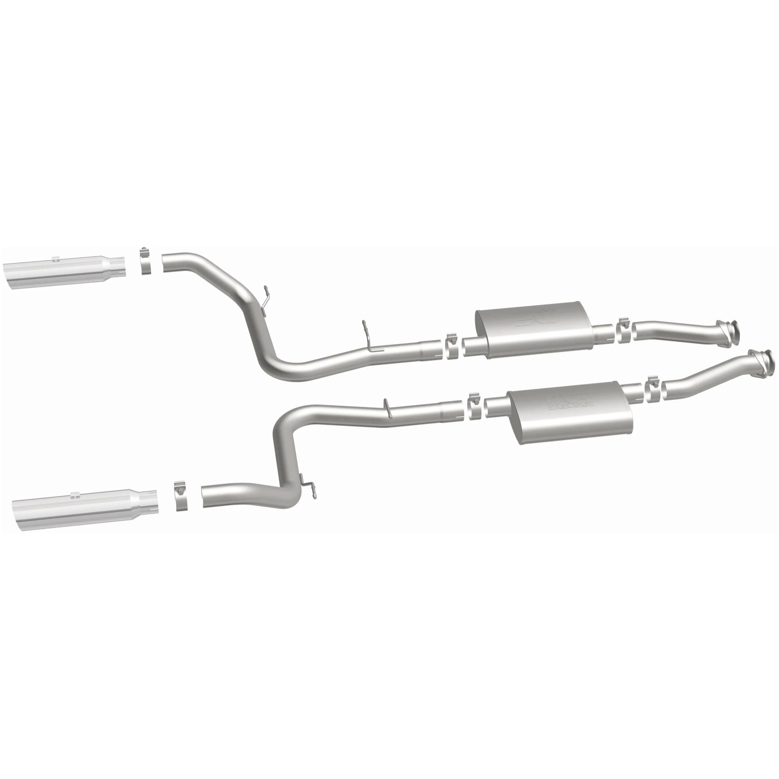 MagnaFlow 1999-2004 Ford Mustang SVT Cobra 4.6L Street Series Cat-Back Performance Exhaust System 15644 - Image 4