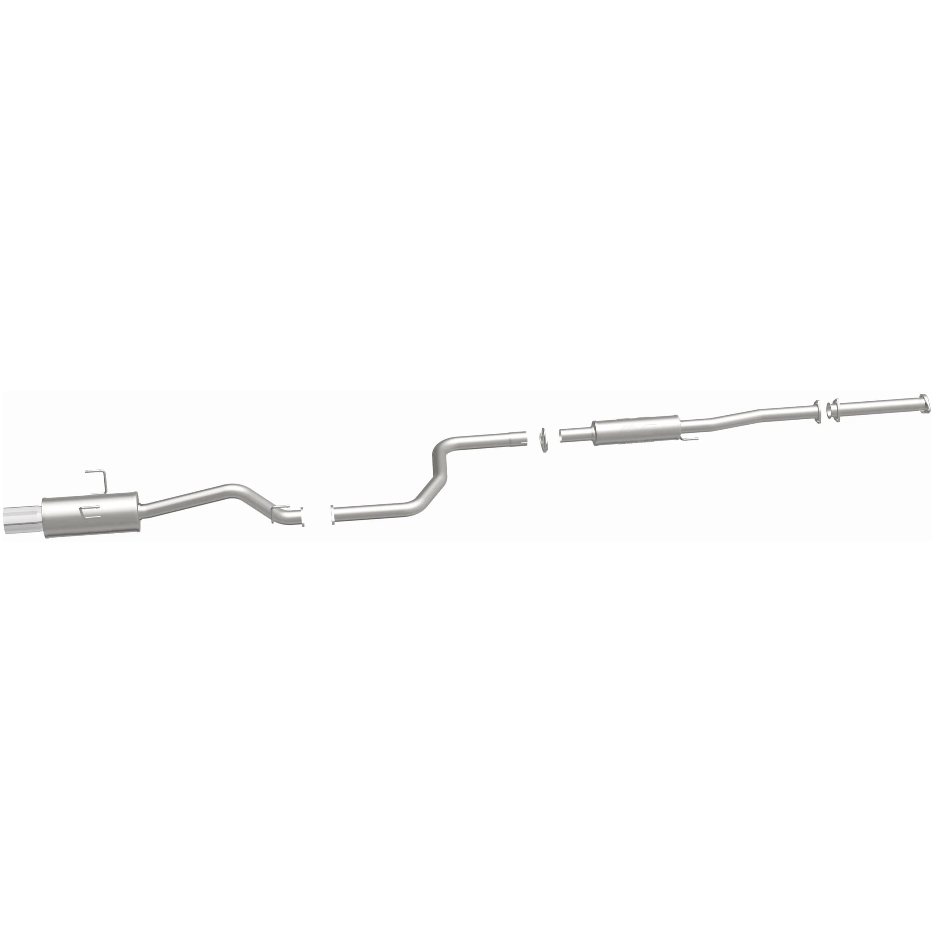 MagnaFlow 1992-2000 Honda Civic 1.6L Street Series Cat-Back Performance Exhaust System 15646 - Image 4