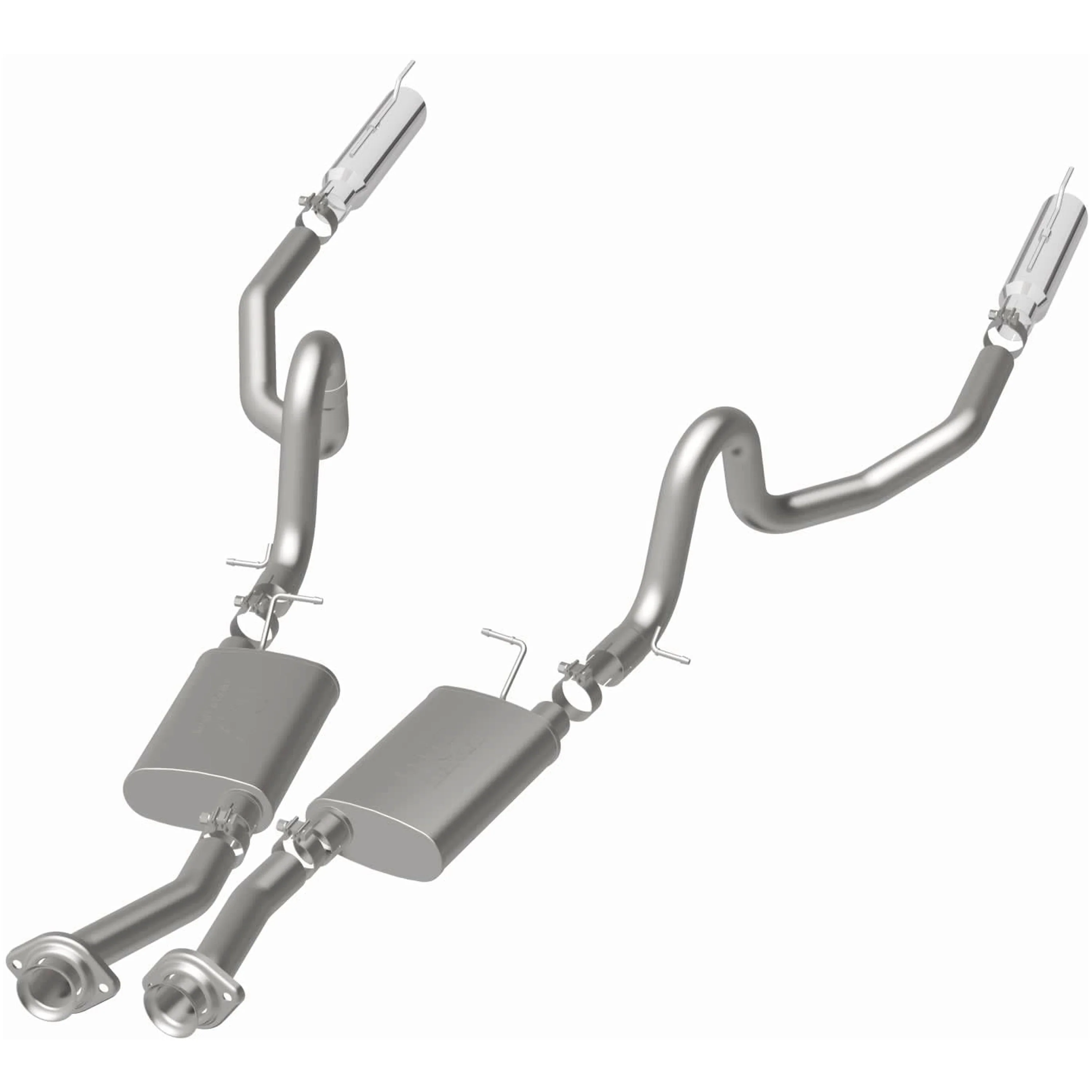 MagnaFlow 1999-2004 Ford Mustang 4.6L Street Series Cat-Back Performance Exhaust System 15671 - Image 3
