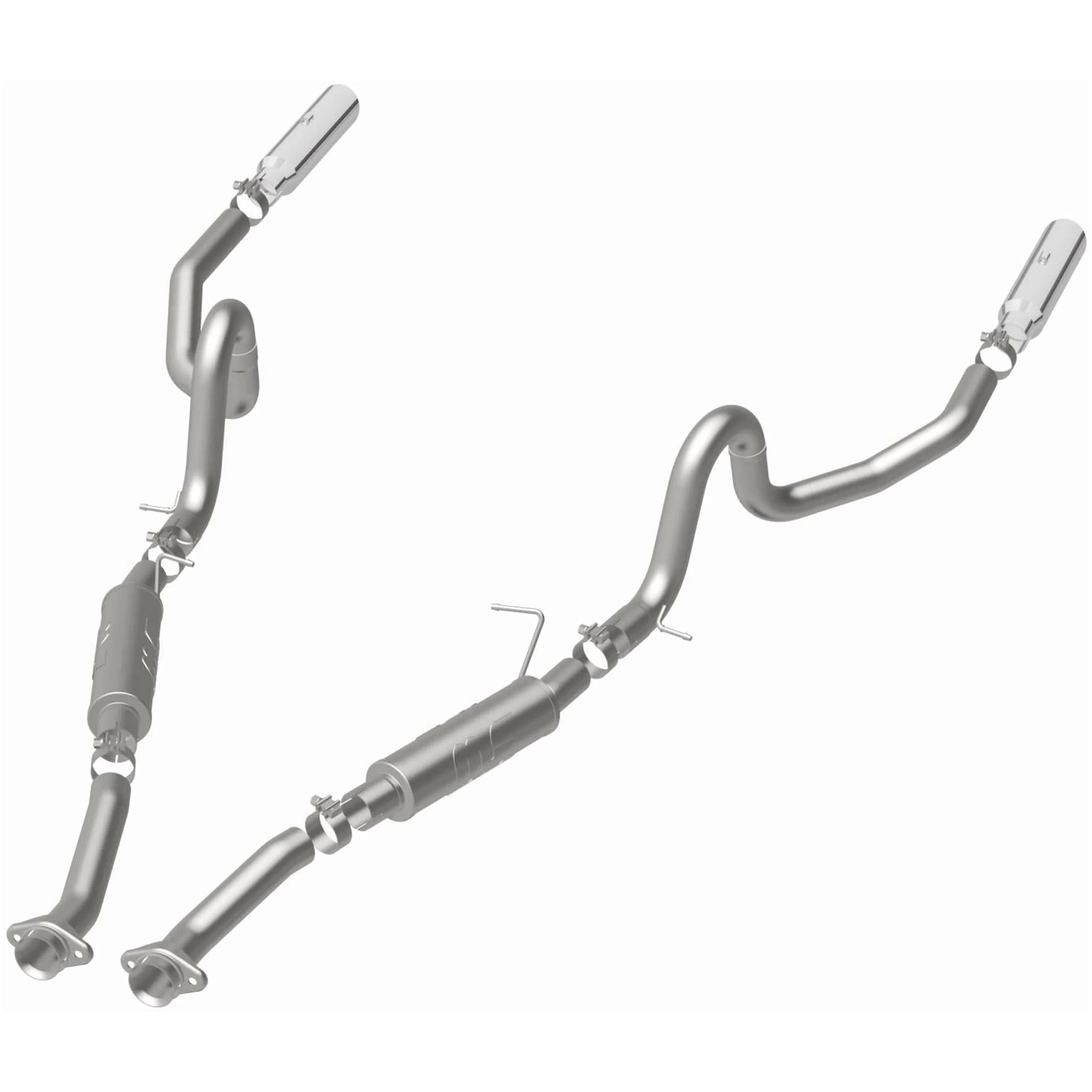 MagnaFlow 1999-2004 Ford Mustang 4.6L Competition Series Cat-Back Performance Exhaust System 15673 - Image 3
