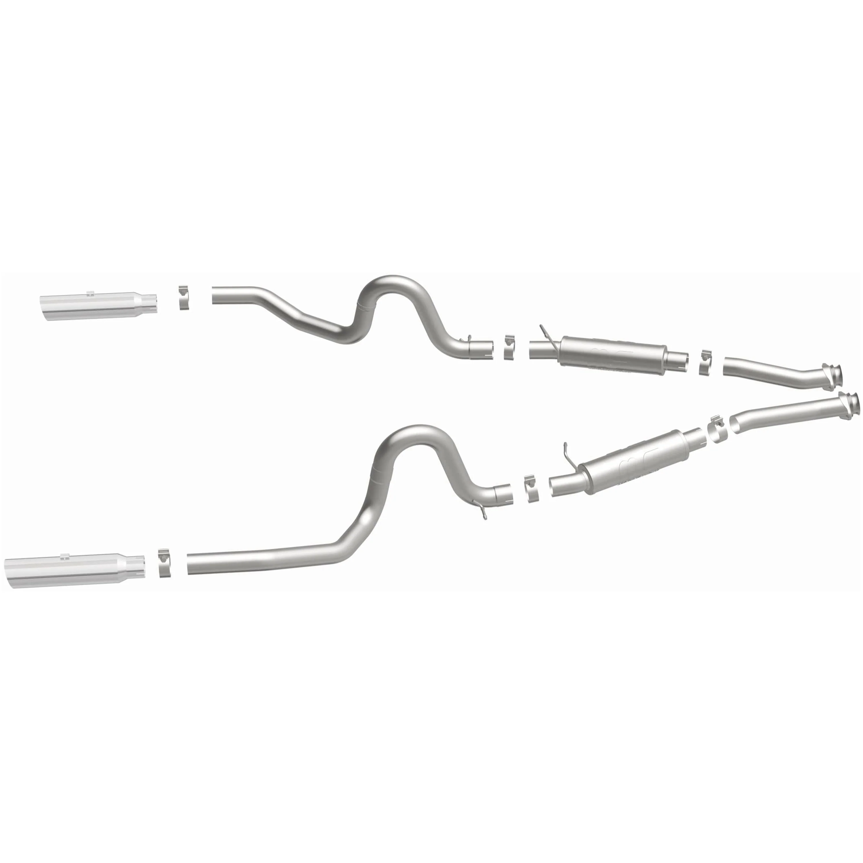 MagnaFlow 1999-2004 Ford Mustang 4.6L Competition Series Cat-Back Performance Exhaust System 15673 - Image 4