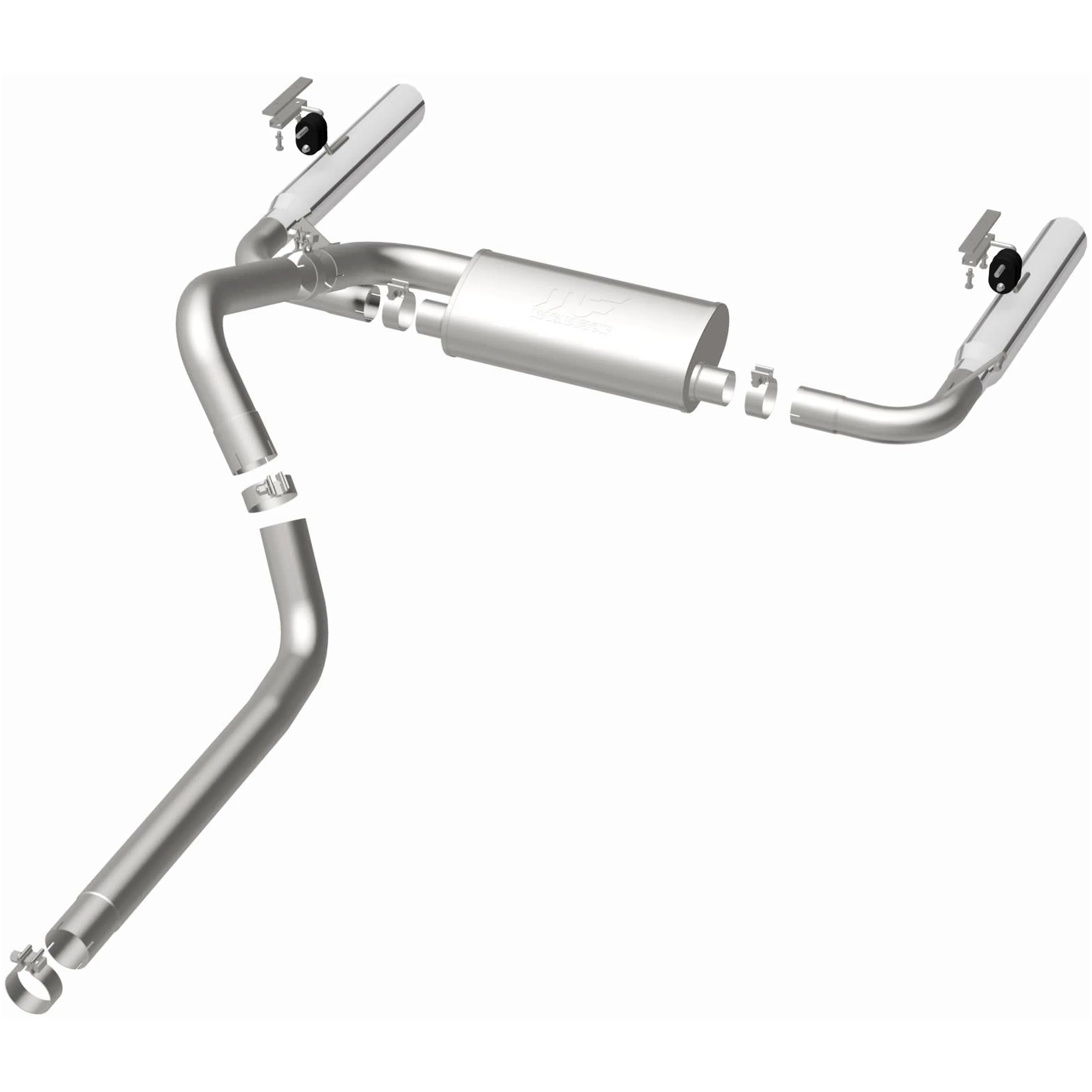 MagnaFlow 1998-2002 Chevrolet Camaro 5.7L | 1998-2002 Pontiac Firebird 5.7L Street Series Cat-Back Performance Exhaust System 15684 - Image 3