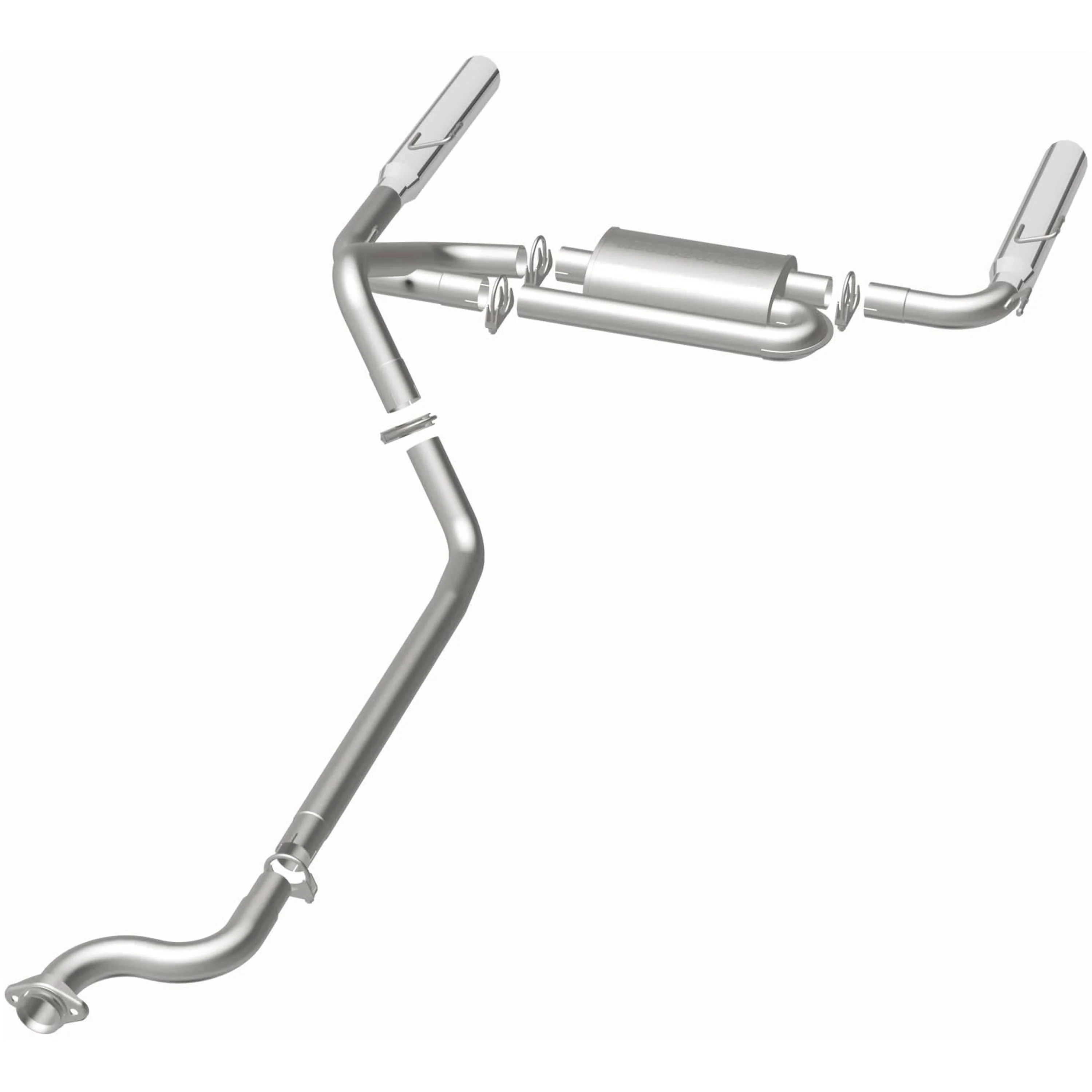 MagnaFlow 1998-2002 Chevrolet Camaro 3.8L | 1998-2002 Pontiac Firebird 3.8L Street Series Cat-Back Performance Exhaust System 15693 - Image 3