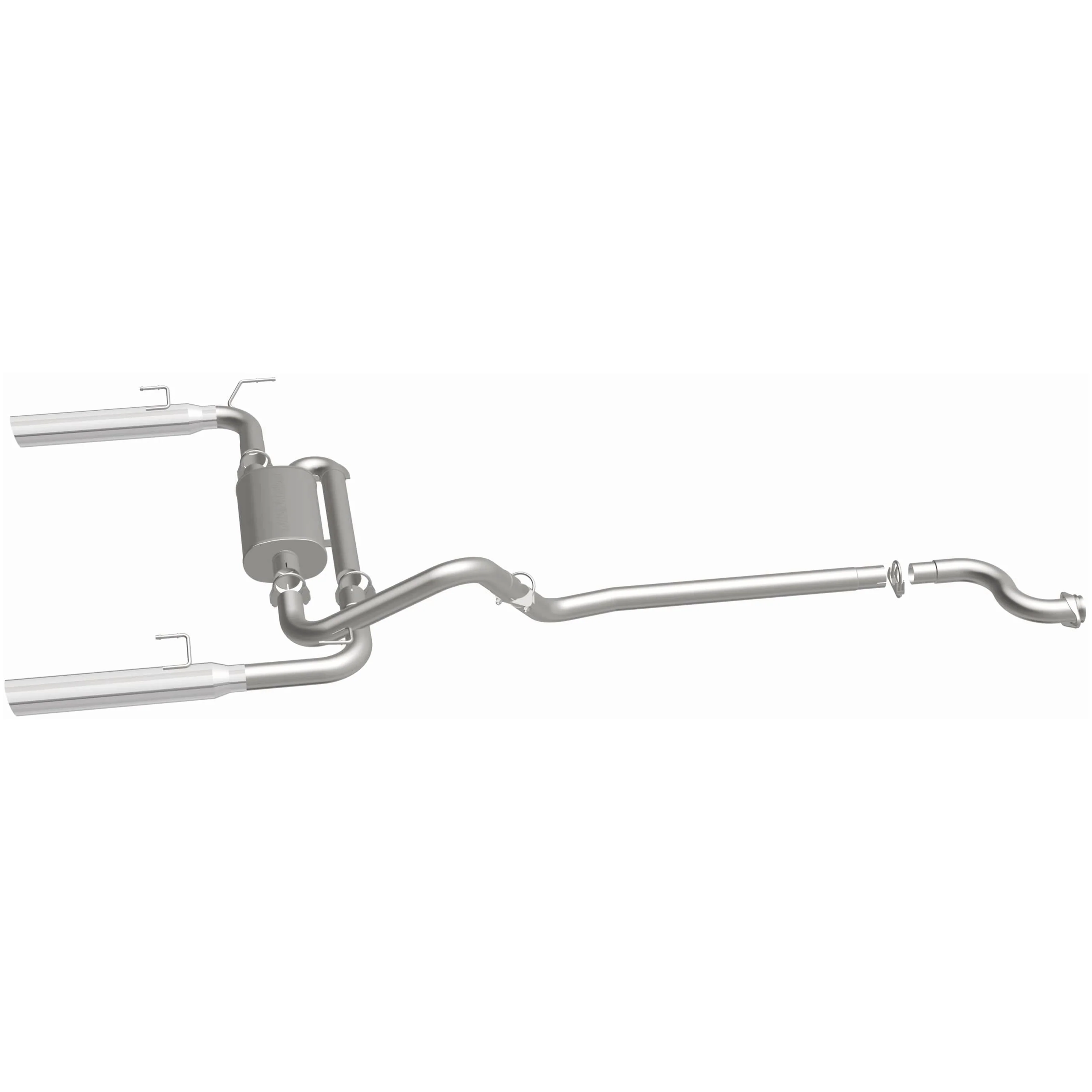 MagnaFlow 1998-2002 Chevrolet Camaro 3.8L | 1998-2002 Pontiac Firebird 3.8L Street Series Cat-Back Performance Exhaust System 15693 - Image 4