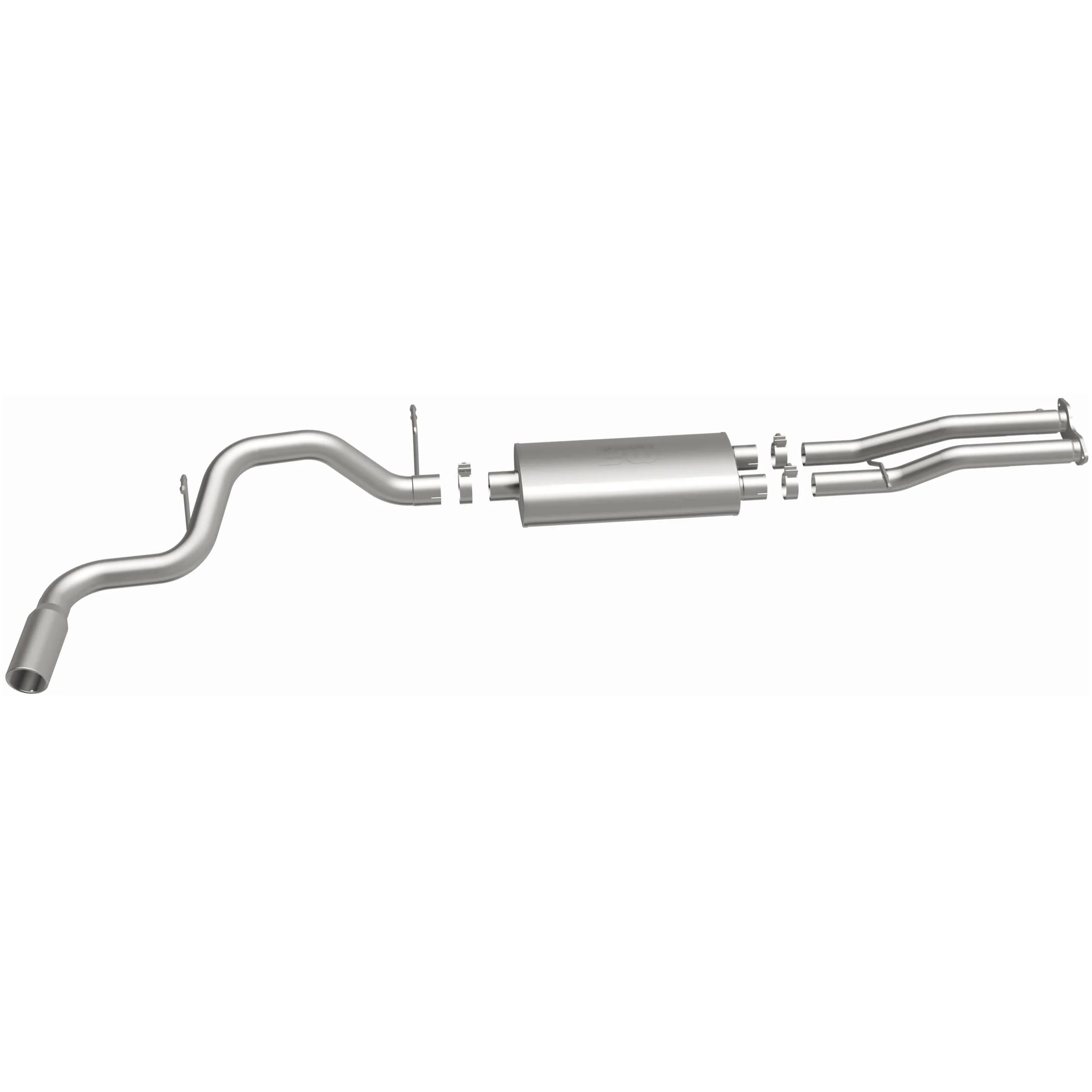 MagnaFlow 1996-1999 Chevrolet Tahoe 5.7L | 1996-1999 GMC Yukon 5.7L Street Series Cat-Back Performance Exhaust System 15701 - Image 4