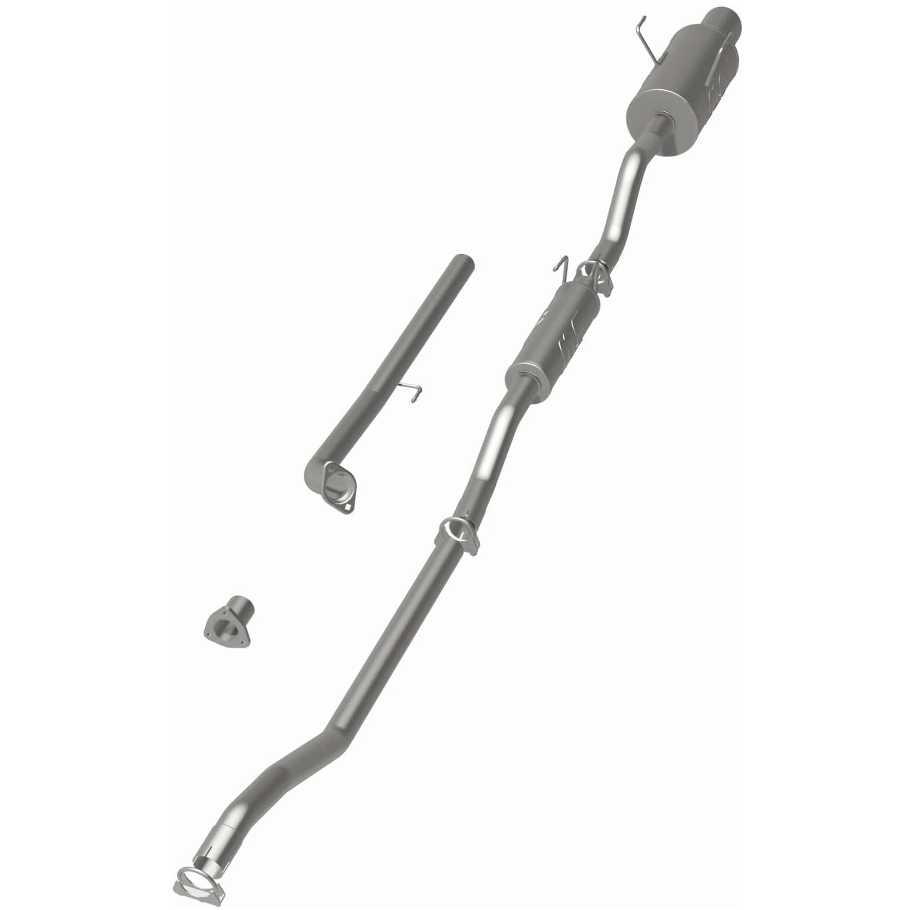 MagnaFlow 2001-2005 Honda Civic 1.7L Street Series Cat-Back Performance Exhaust System 15712 - Image 3