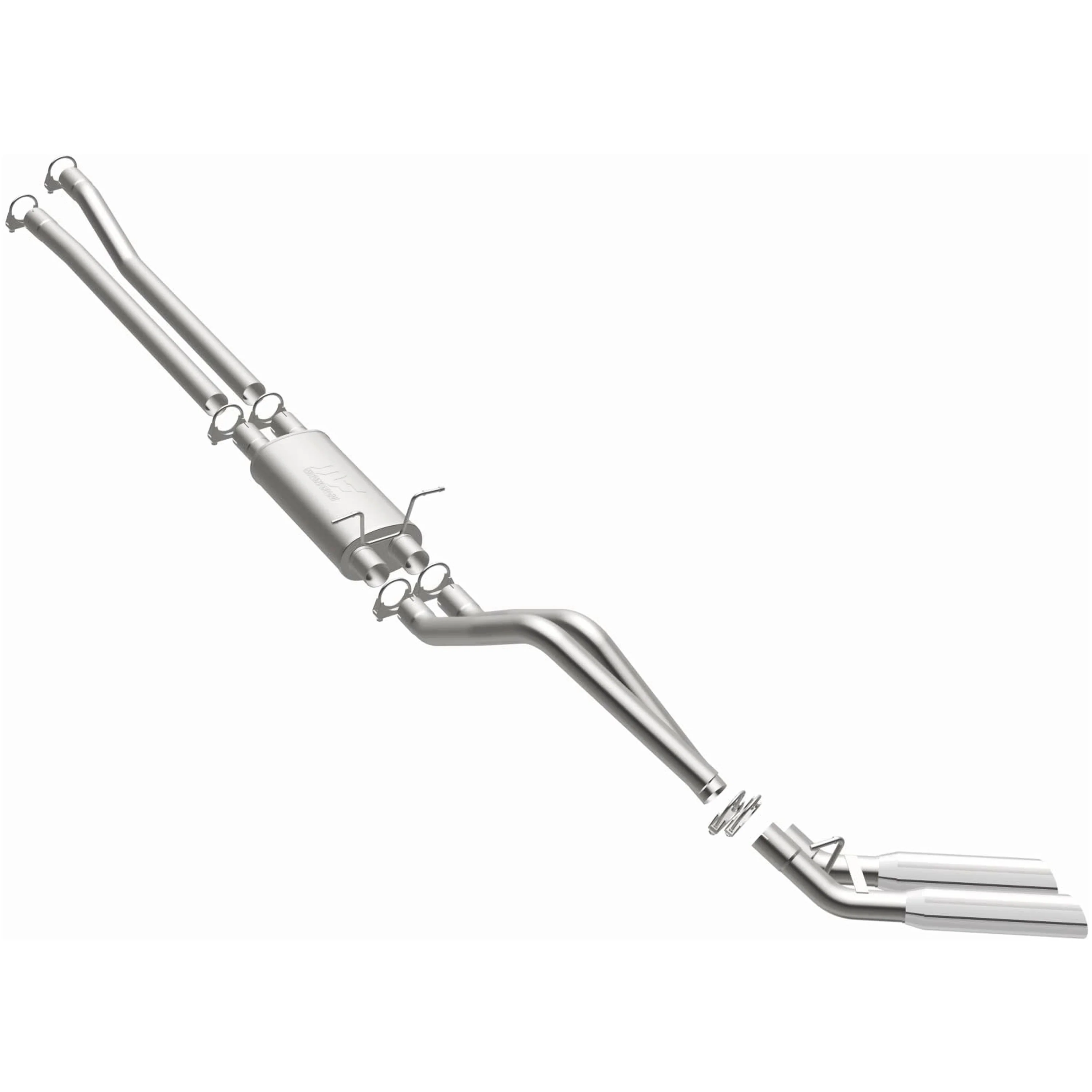 MagnaFlow 2002-2003 Ford F-150 Harley-Davidson Edition 5.4L Street Series Cat-Back Performance Exhaust System 15772 - Image 2
