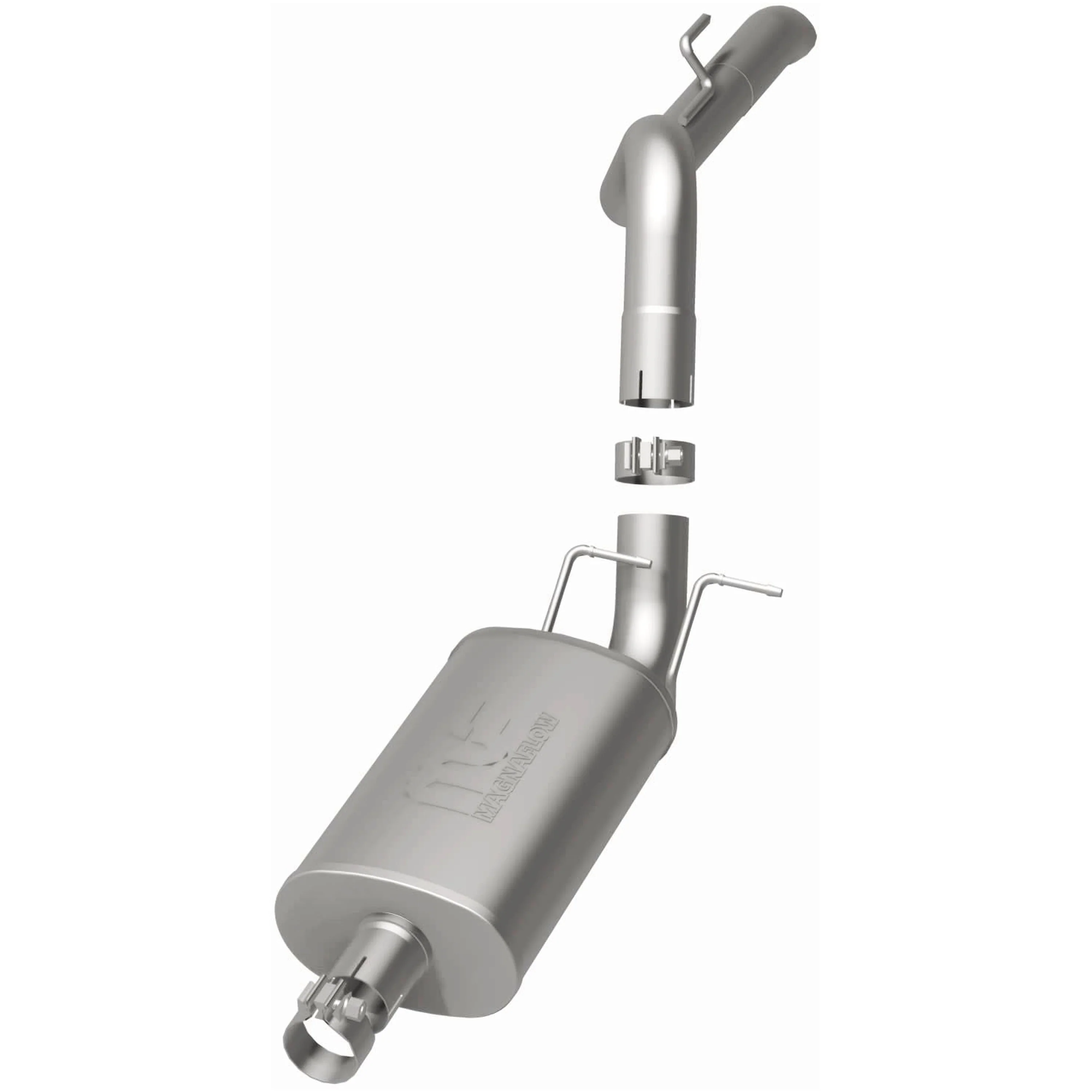 MagnaFlow 1991-1995 Jeep Wrangler 2.5L | 1991-1995 Jeep Wrangler 4.0L Street Series Cat-Back Performance Exhaust System 15853 - Image 3